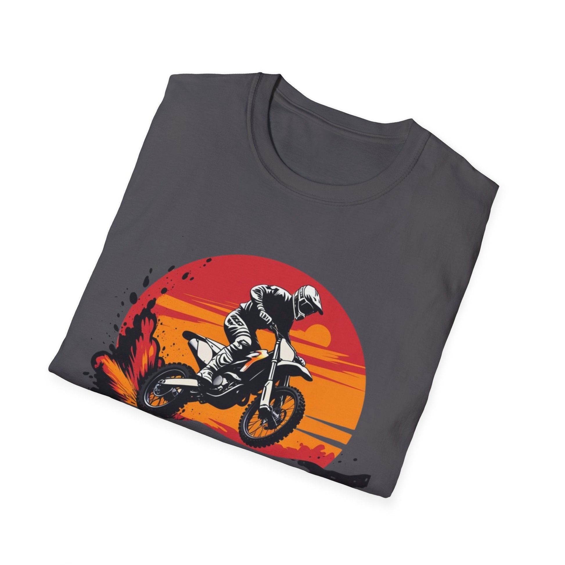 Motocross Sunset T-Shirt Born to Motocross Dirt Bike Tee - SJM Print Store