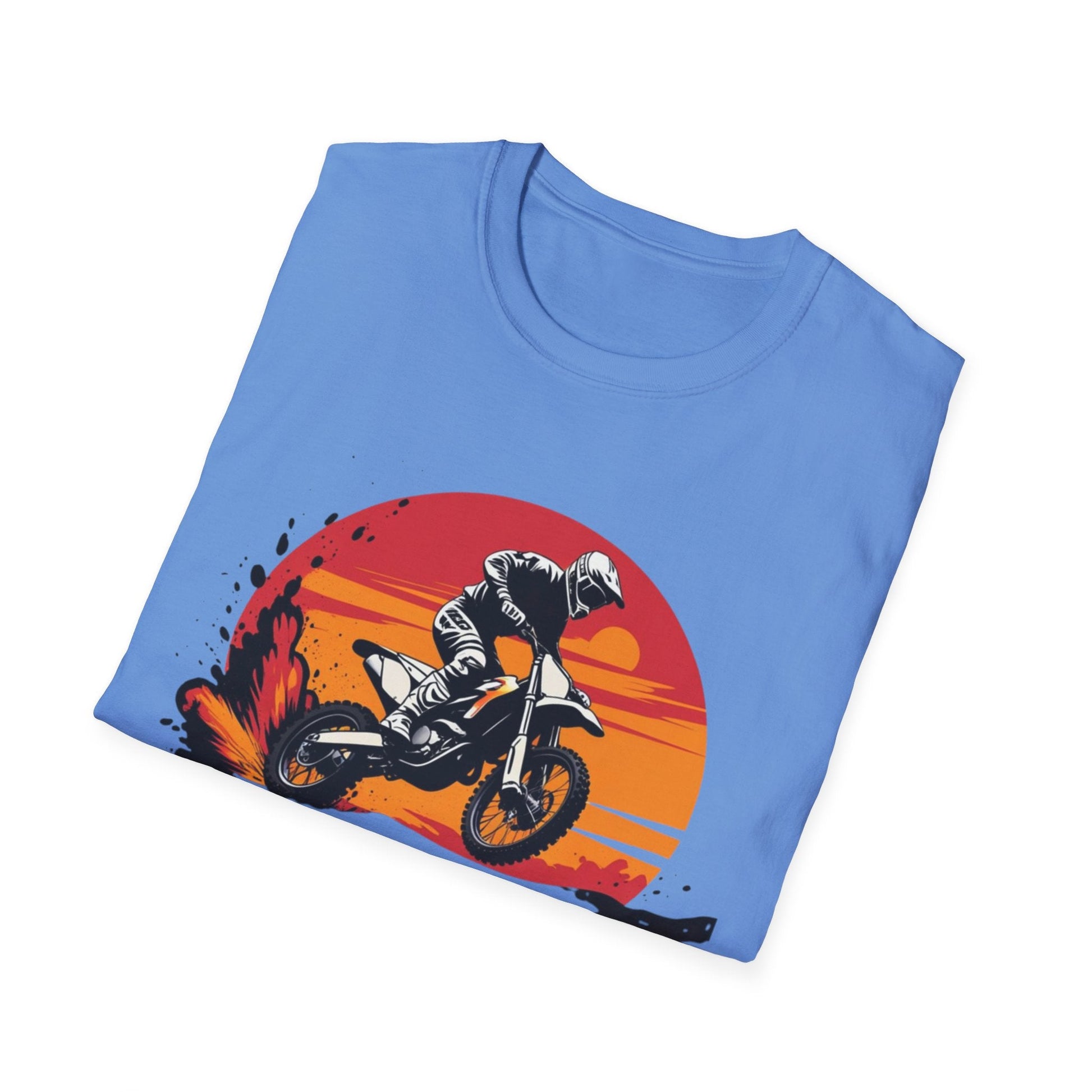 Motocross Sunset T-Shirt Born to Motocross Dirt Bike Tee - SJM Print Store