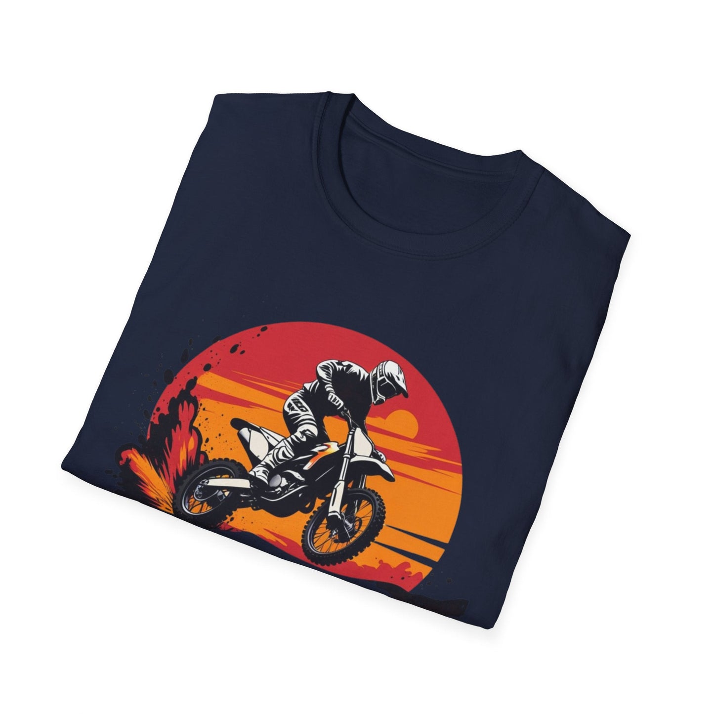Motocross Sunset T-Shirt Born to Motocross Dirt Bike Tee - SJM Print Store