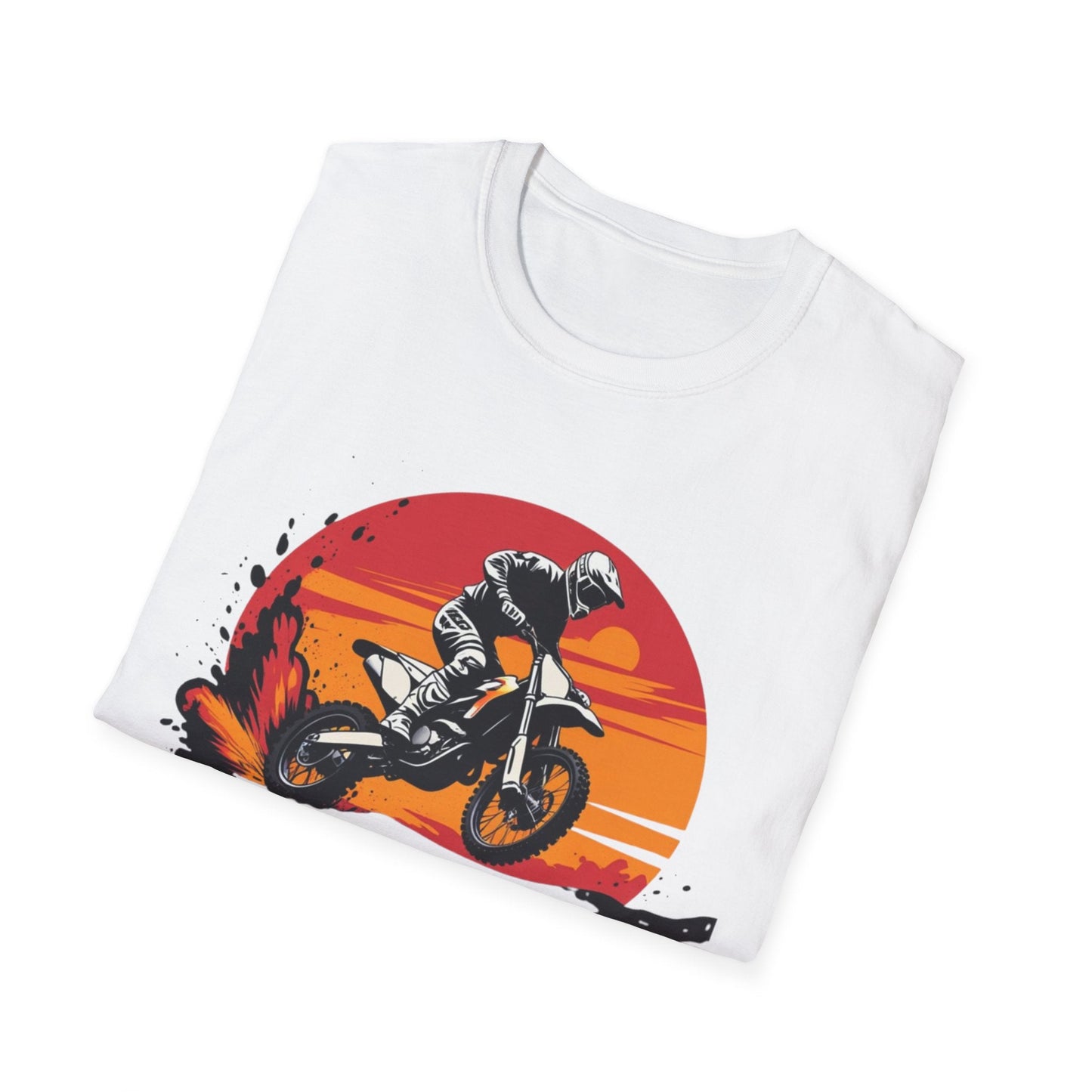 Motocross Sunset T-Shirt Born to Motocross Dirt Bike Tee - SJM Print Store