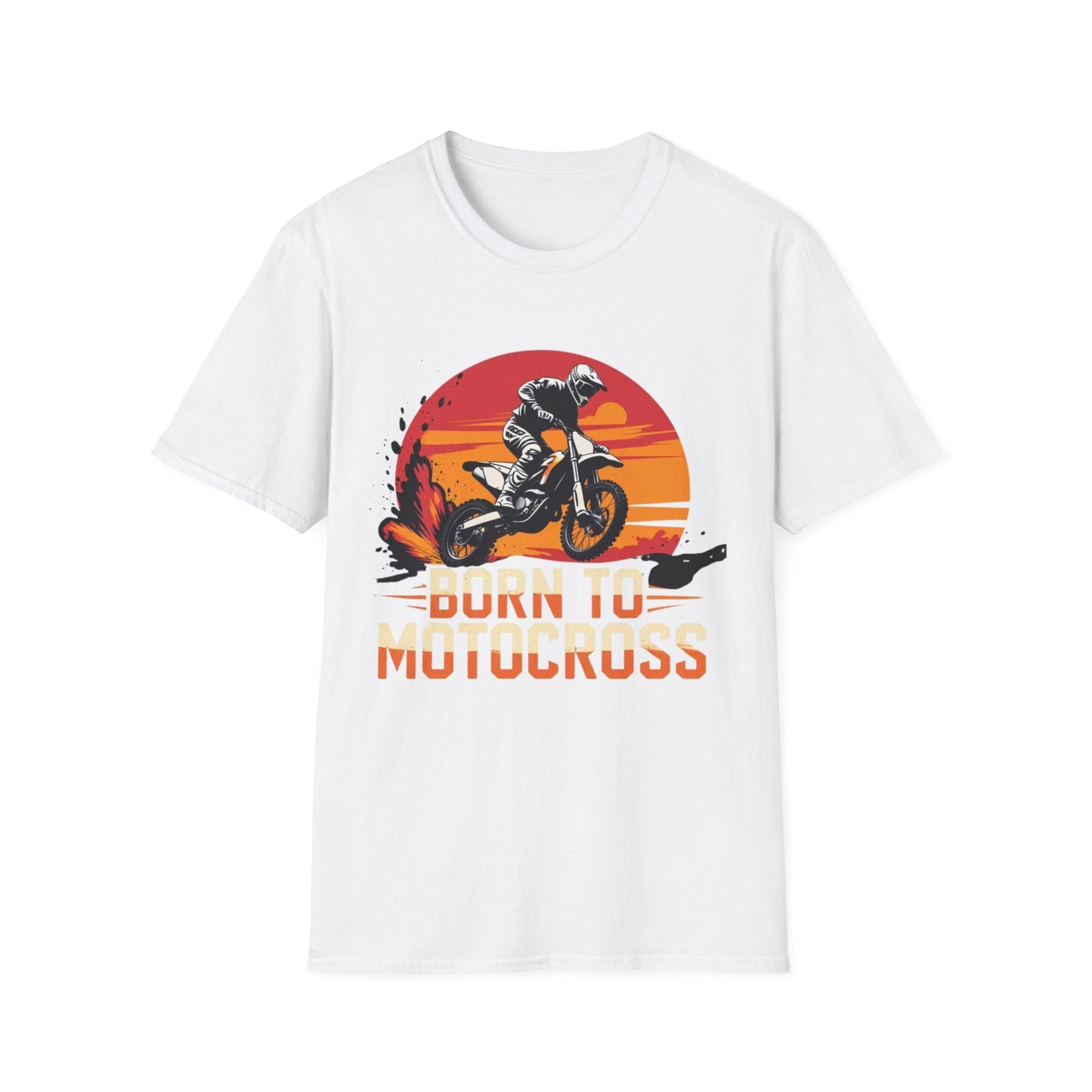 Motocross Sunset T-Shirt Born to Motocross Dirt Bike Tee - SJM Print Store