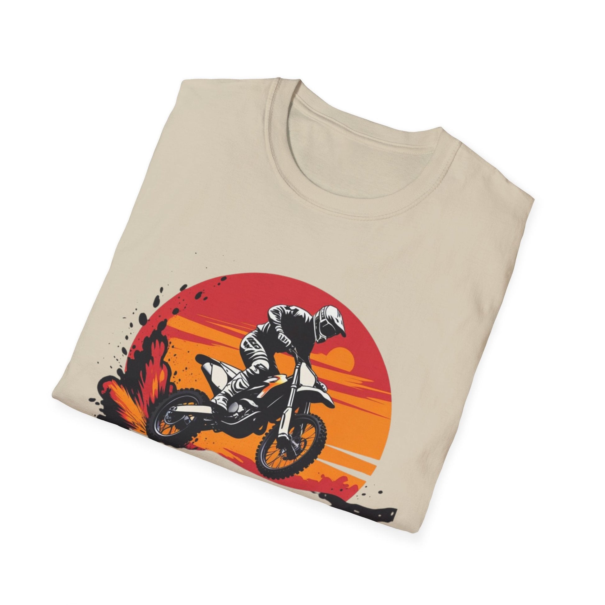 Motocross Sunset T-Shirt Born to Motocross Dirt Bike Tee - SJM Print Store