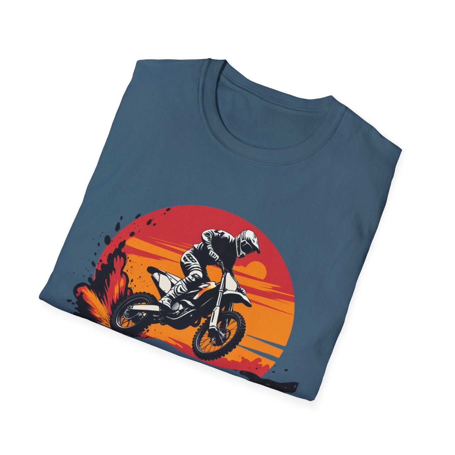 Motocross Sunset T-Shirt Born to Motocross Dirt Bike Tee - SJM Print Store