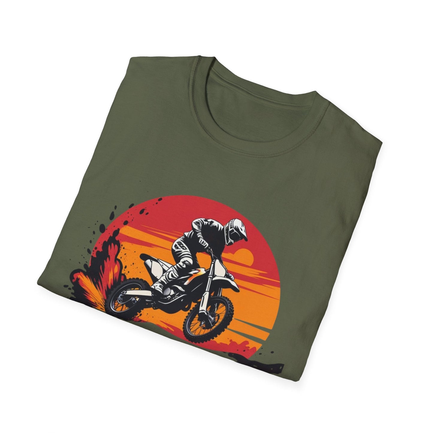 Motocross Sunset T-Shirt Born to Motocross Dirt Bike Tee - SJM Print Store