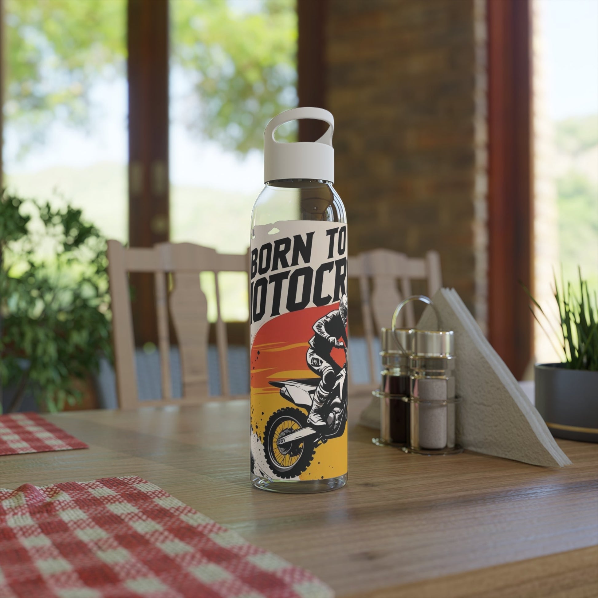 Motocross Water Bottle - Perfect for Riders & Supporters - SJM Print Store