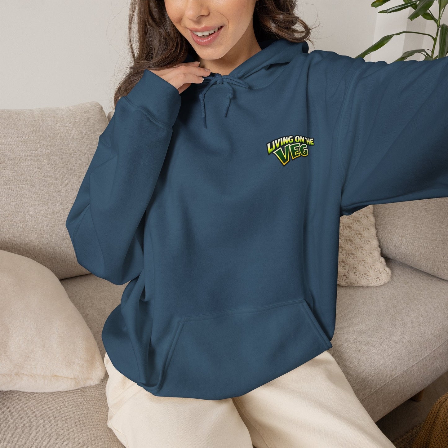 Mountain Biking Runner Bean Hoodie - SJM Print Store