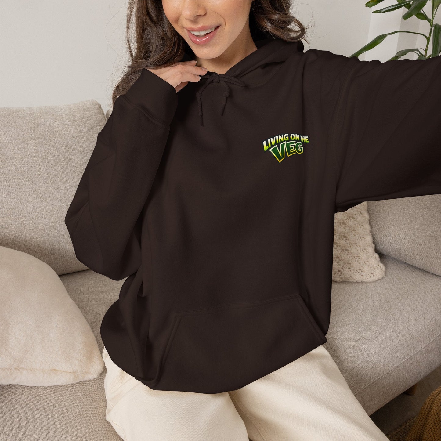 Mountain Biking Runner Bean Hoodie - SJM Print Store