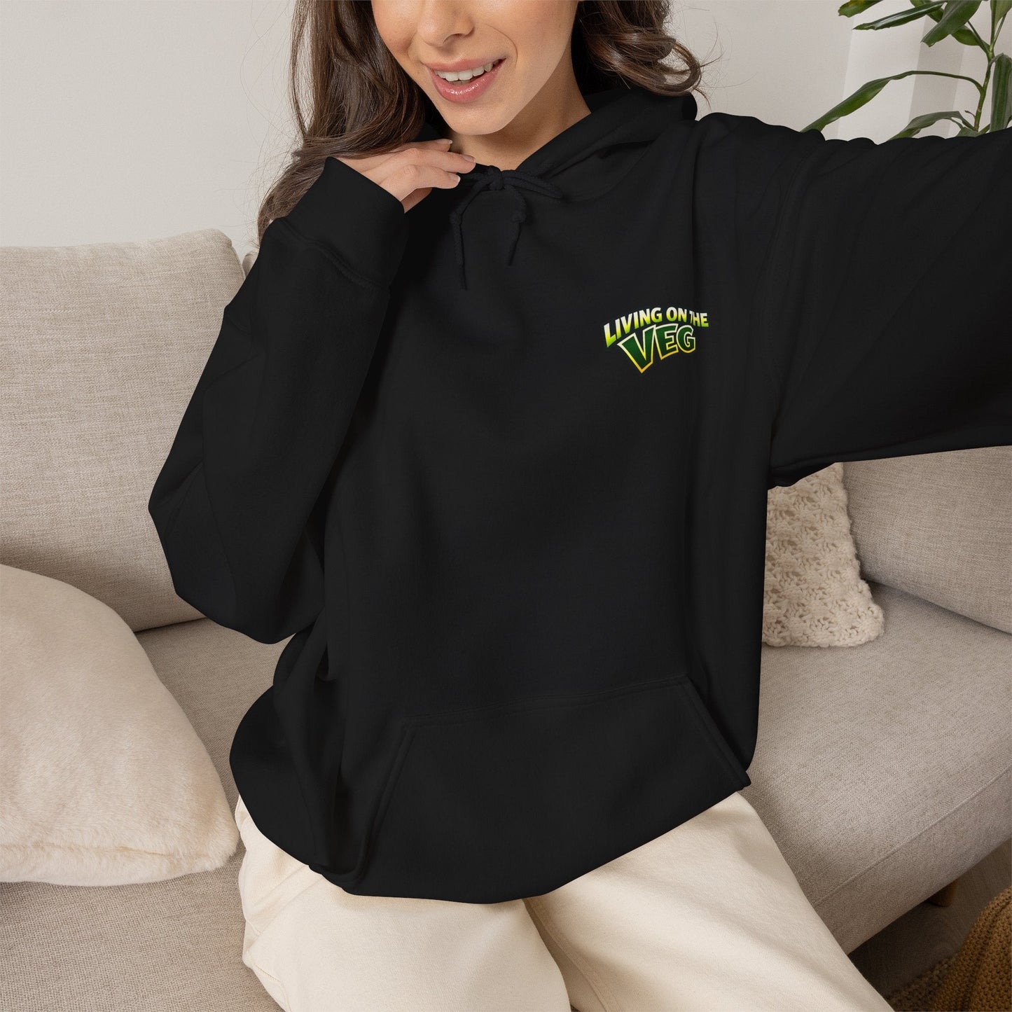 Mountain Biking Runner Bean Hoodie - SJM Print Store