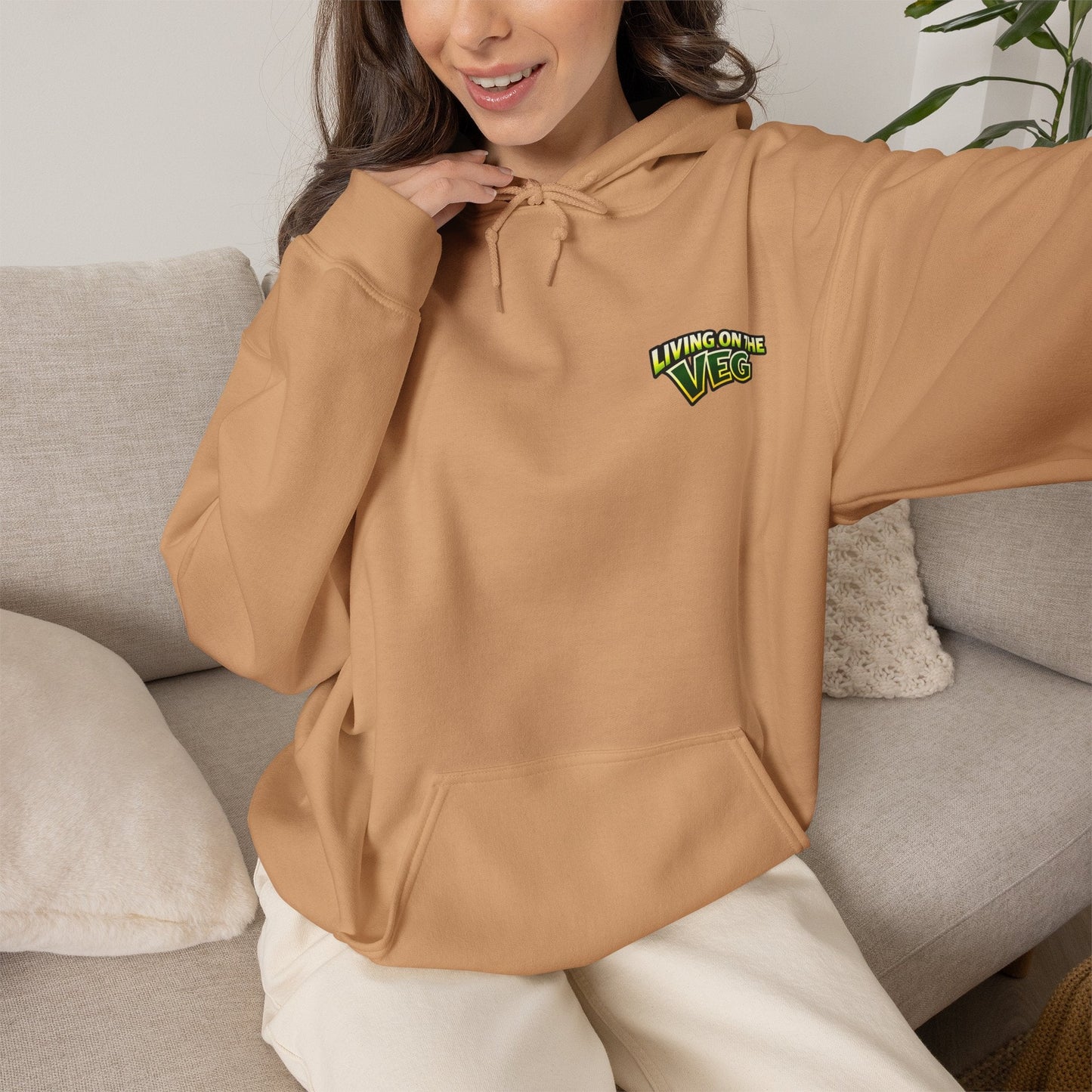 Mountain Biking Runner Bean Hoodie - SJM Print Store