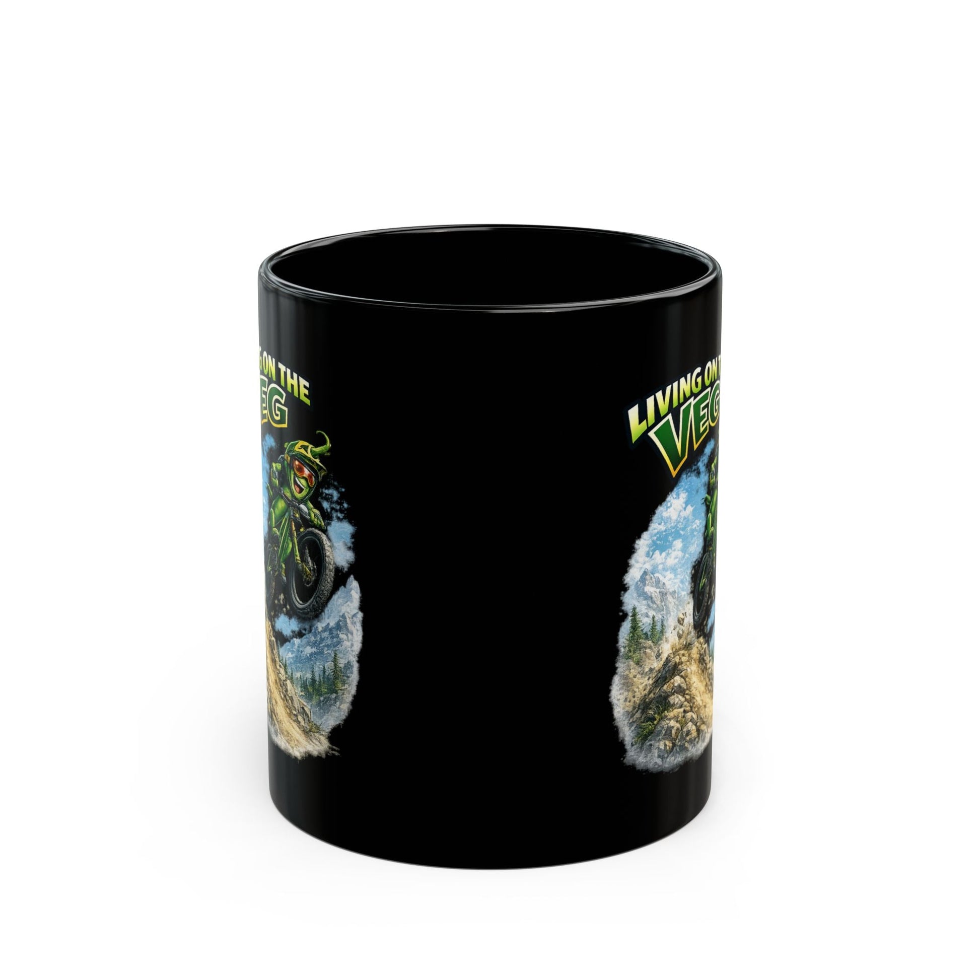 Mountain Biking Runner Bean Mug - SJM Print Store