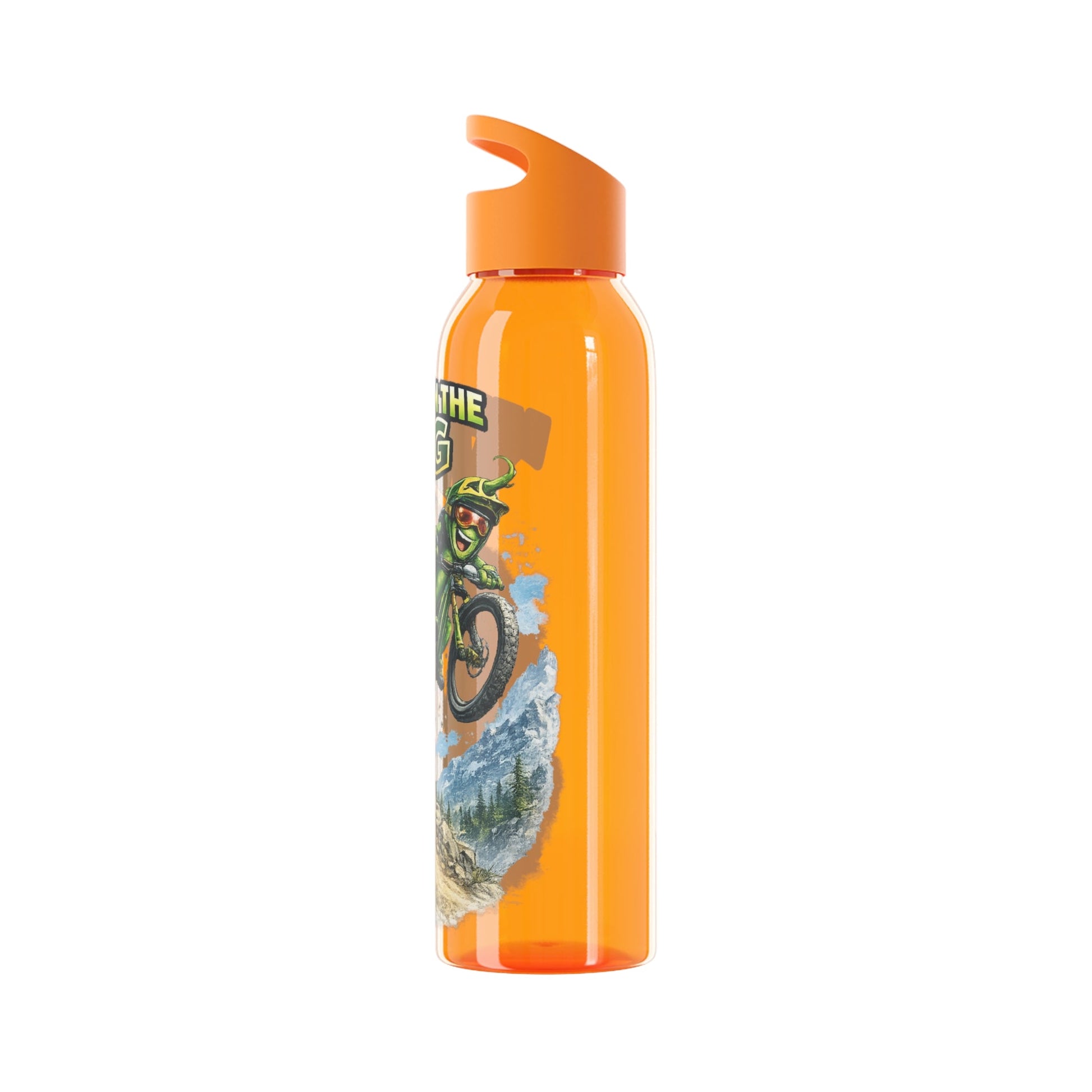 Mountain Biking Runner Bean Water Bottle - SJM Print Store
