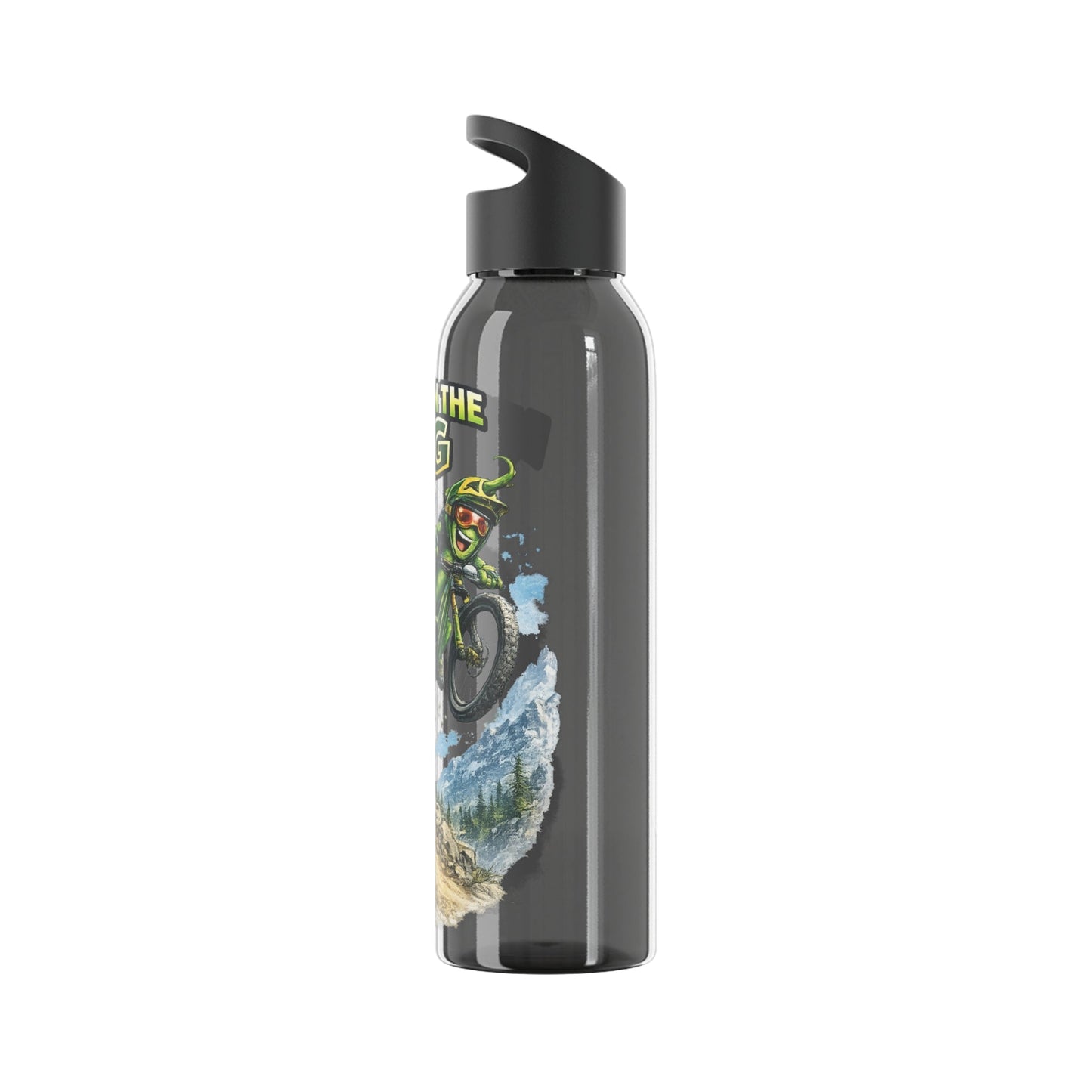 Mountain Biking Runner Bean Water Bottle - SJM Print Store
