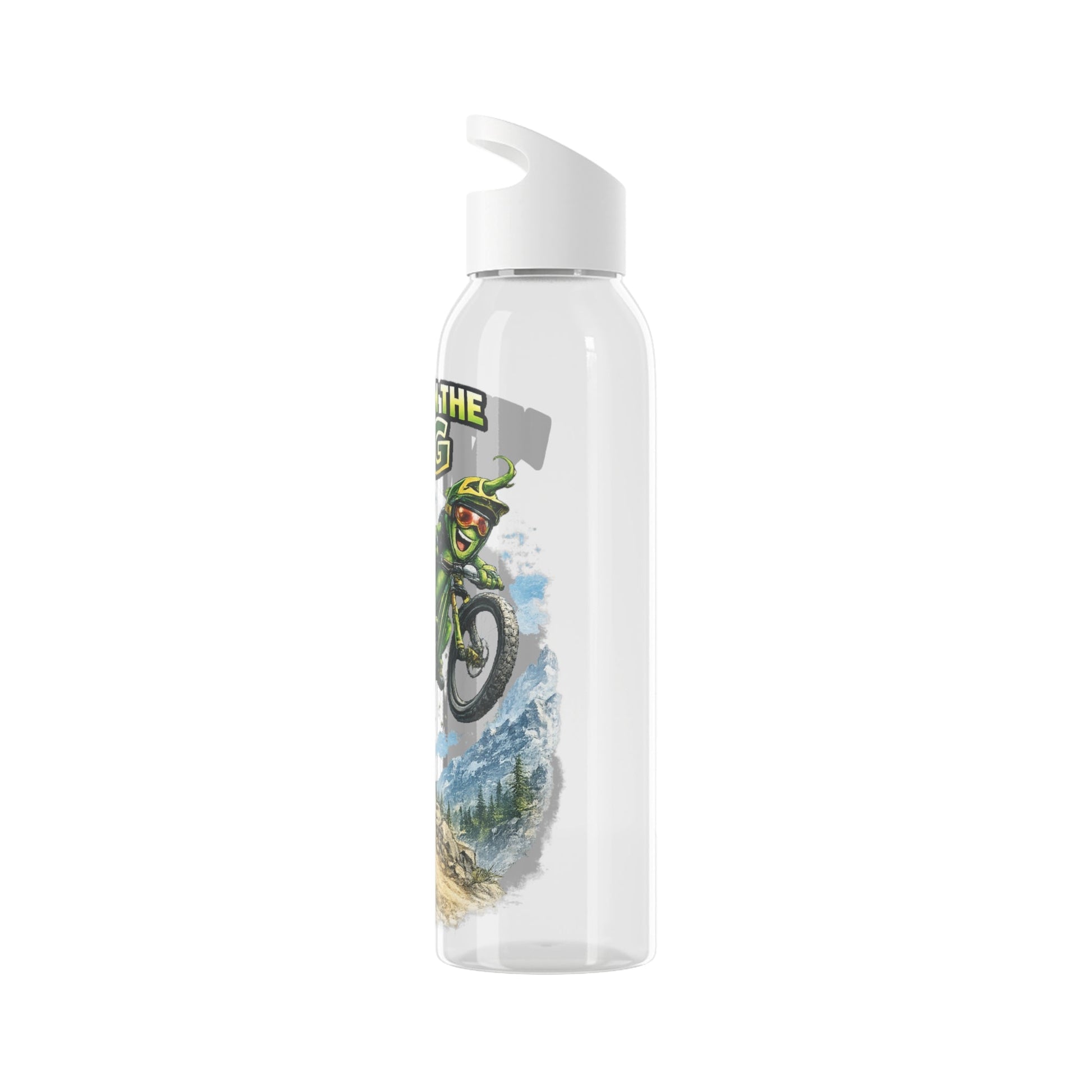Mountain Biking Runner Bean Water Bottle - SJM Print Store