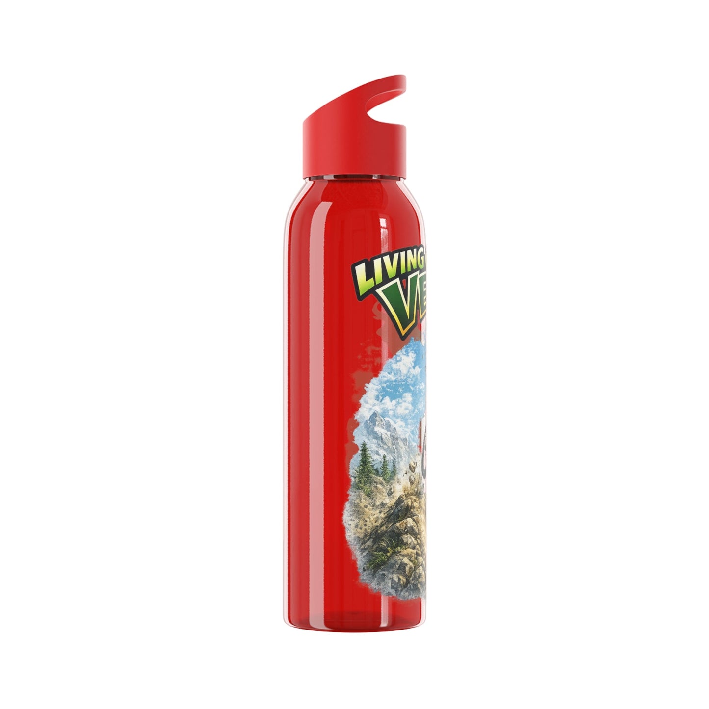 Mountain Biking Runner Bean Water Bottle - SJM Print Store