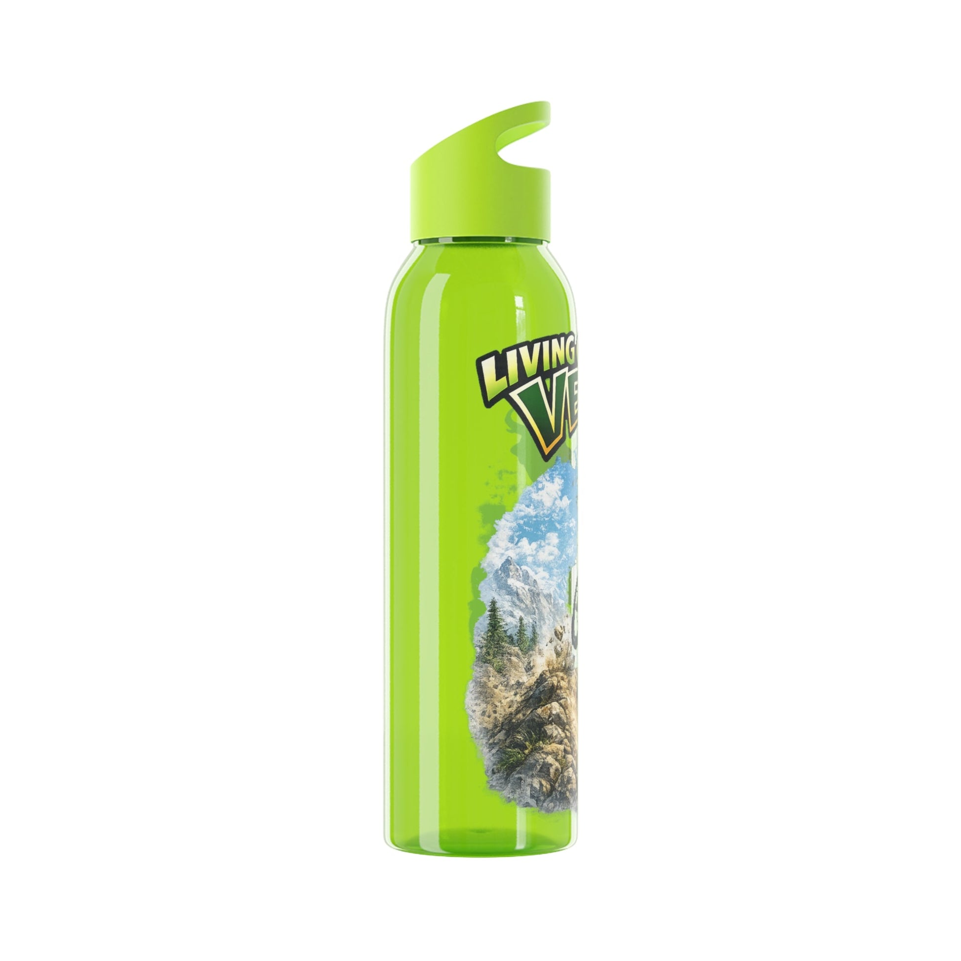 Mountain Biking Runner Bean Water Bottle - SJM Print Store