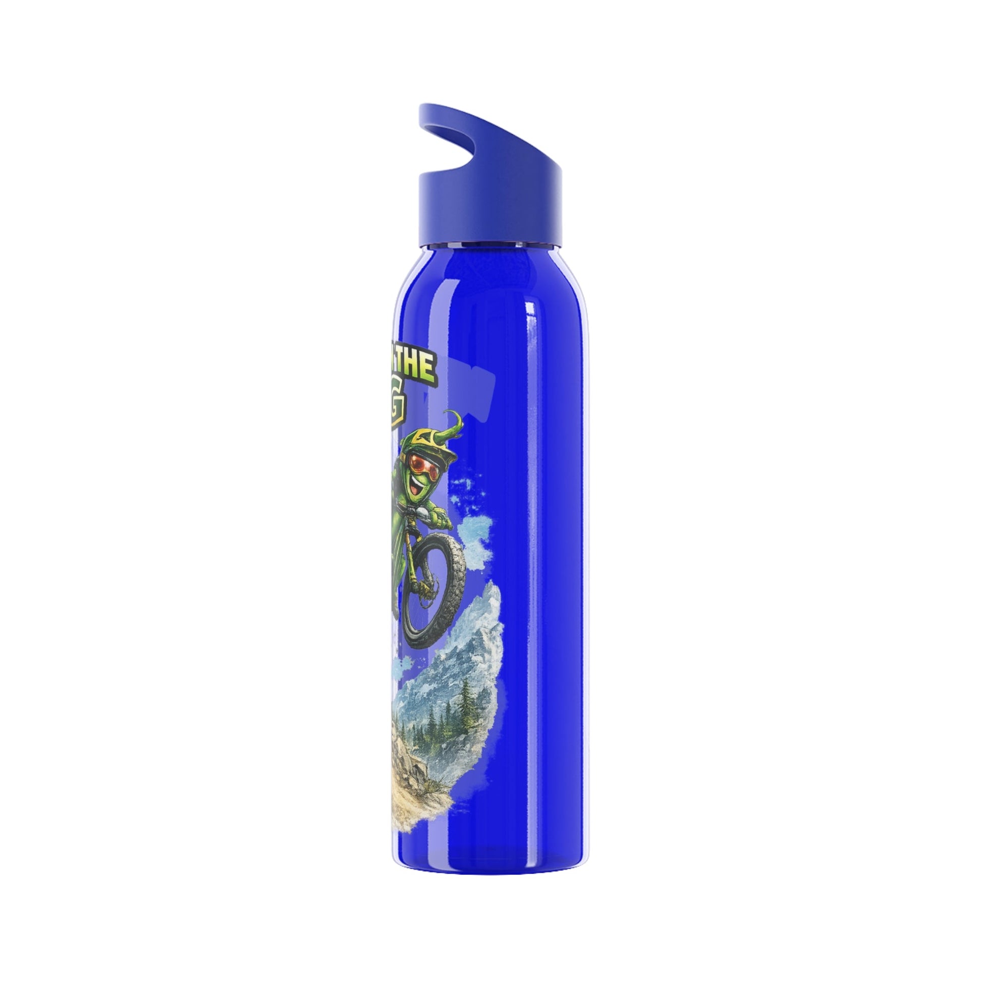 Mountain Biking Runner Bean Water Bottle - SJM Print Store