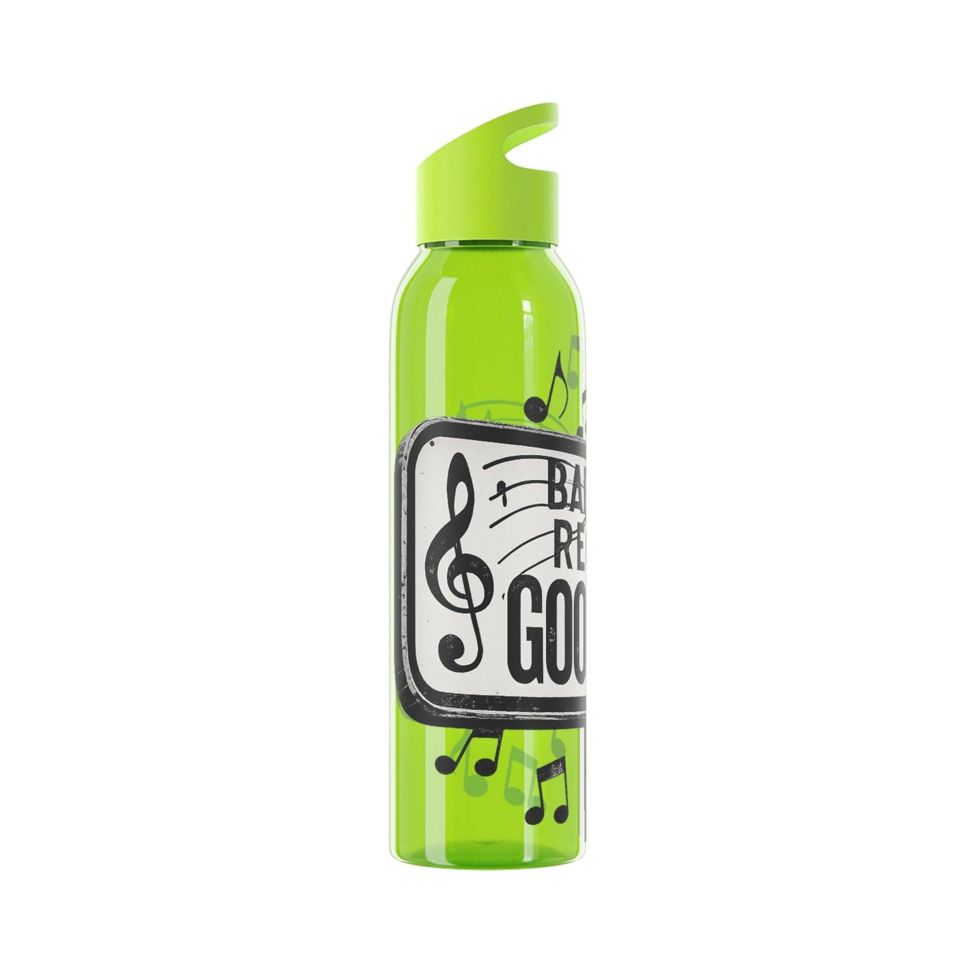 Music Water Bottle Bad Times Require Good Music Re useable Bottle - SJM Print Store
