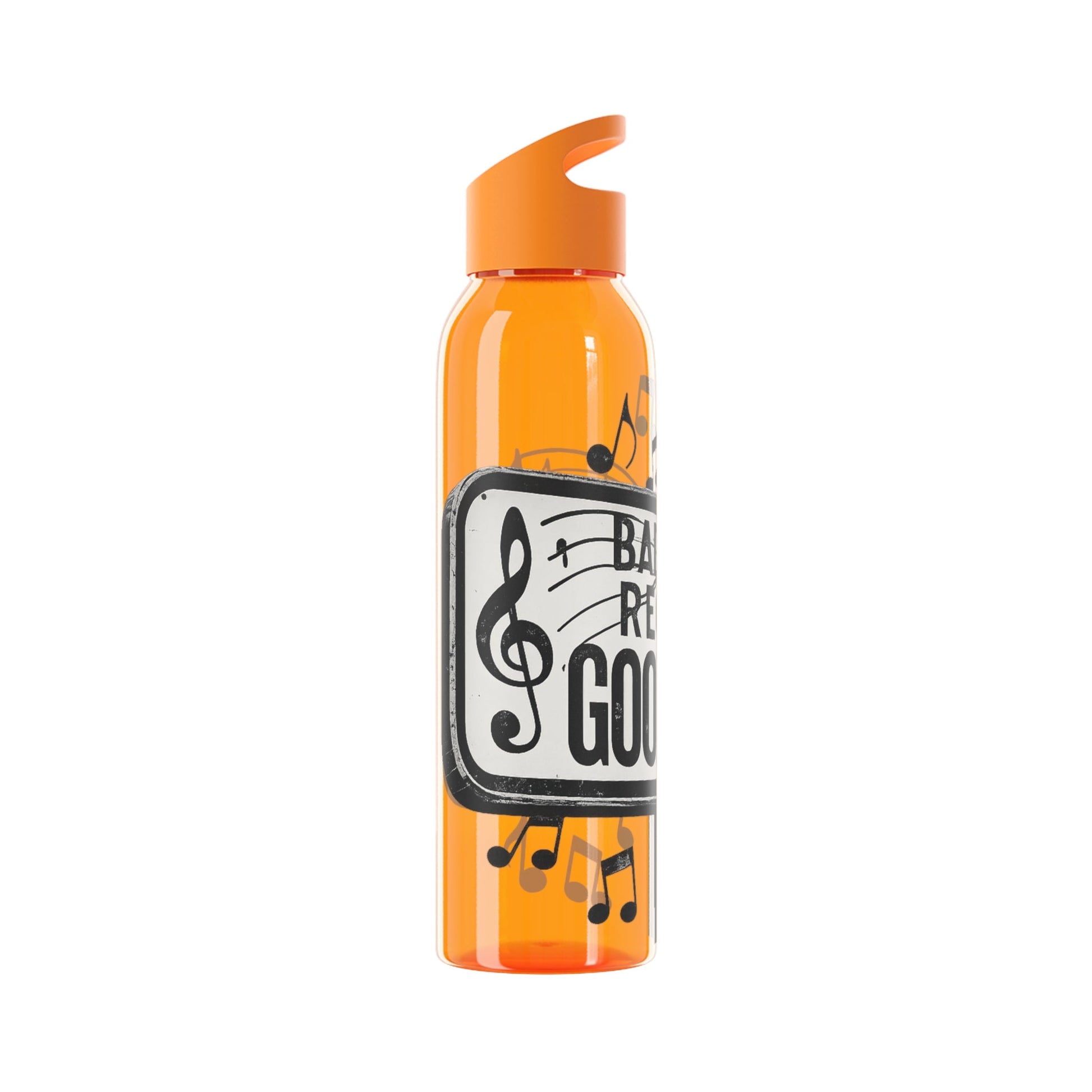Music Water Bottle Bad Times Require Good Music Re useable Bottle - SJM Print Store