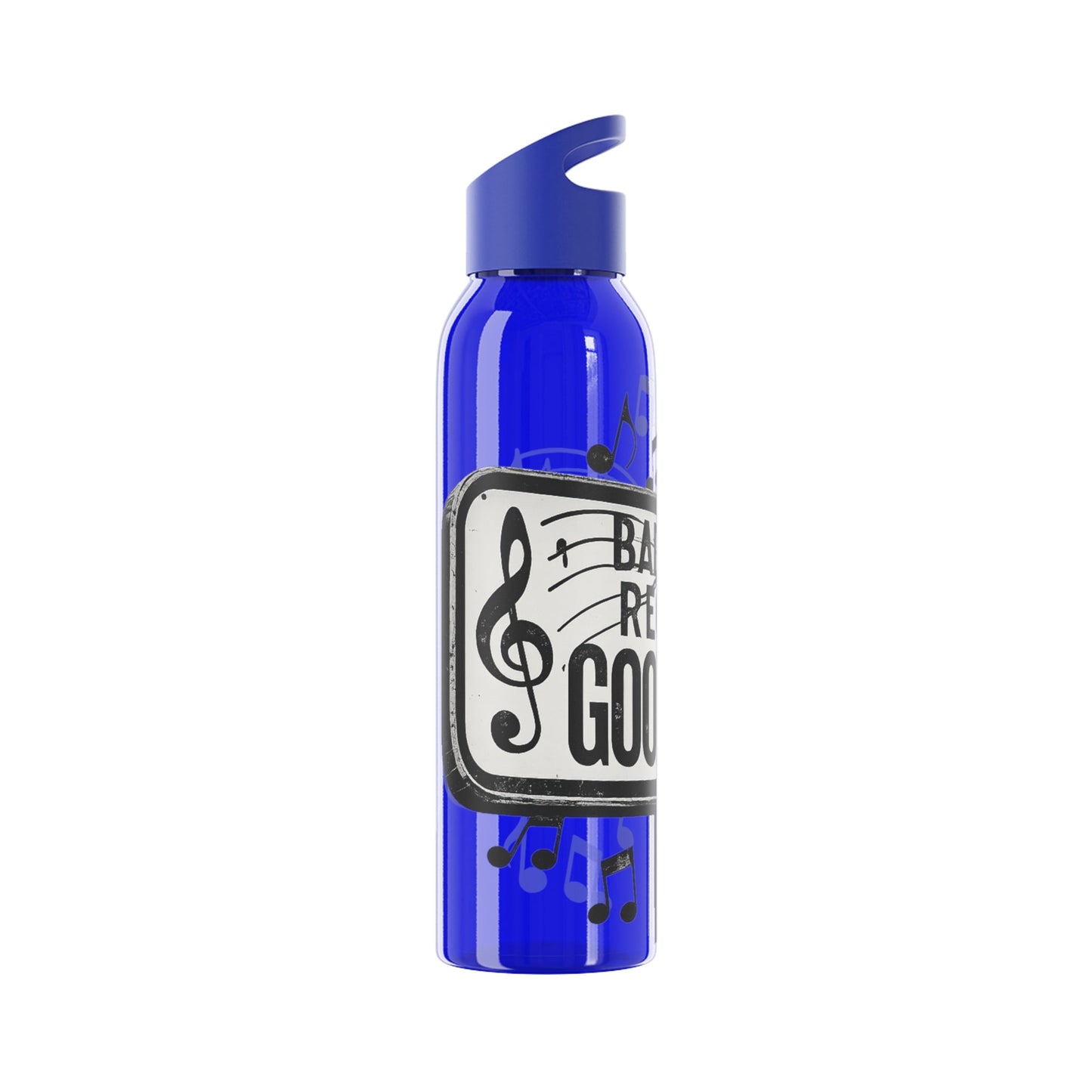 Music Water Bottle Bad Times Require Good Music Re useable Bottle - SJM Print Store