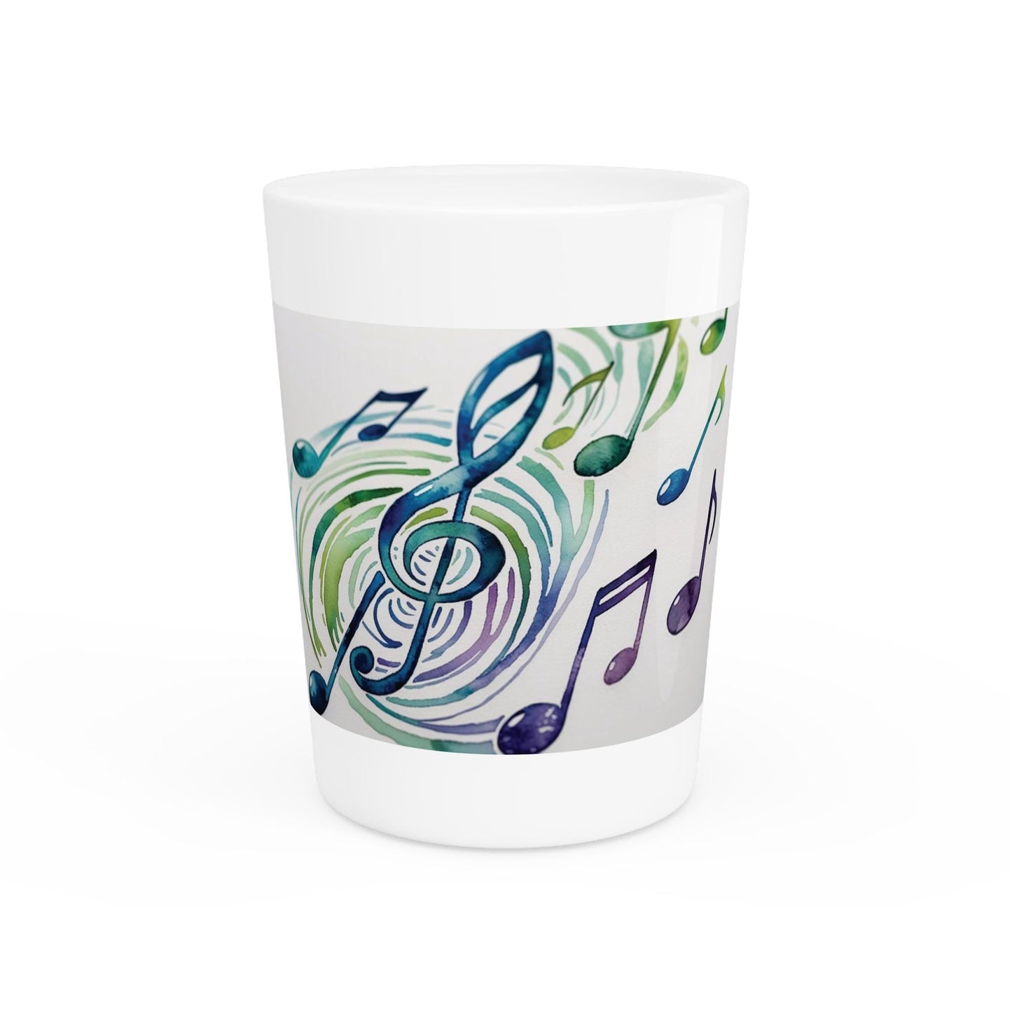 Musical Note Shot Glass - standout unique design - SJM Print Store