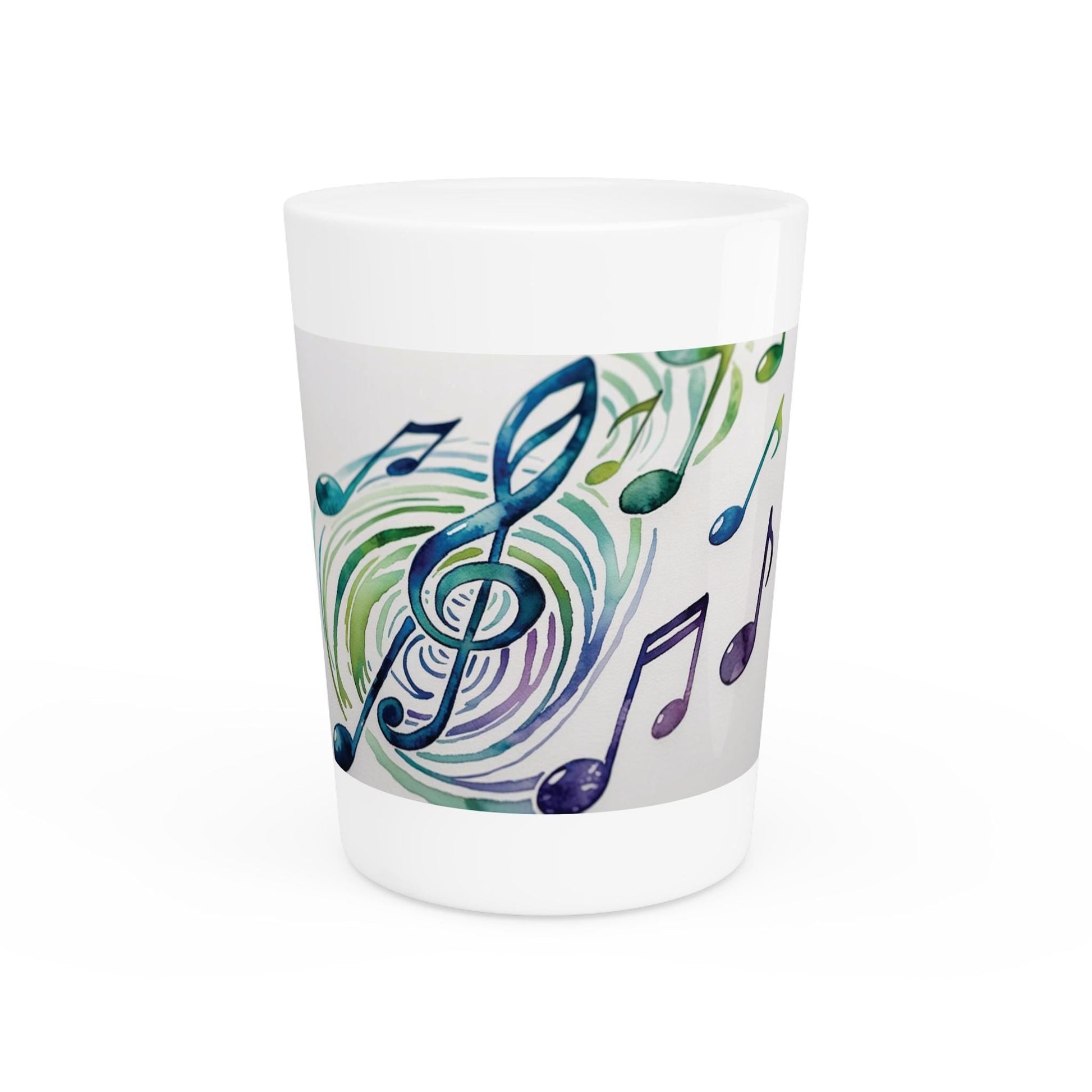 Musical Note Shot Glass - standout unique design - SJM Print Store