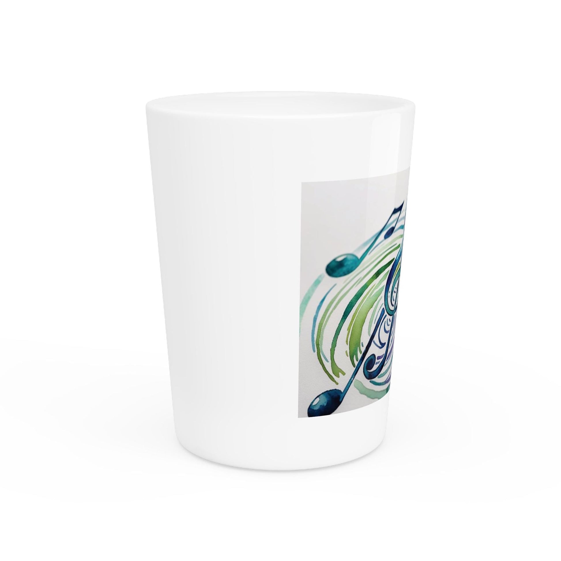 Musical Note Shot Glass - standout unique design - SJM Print Store