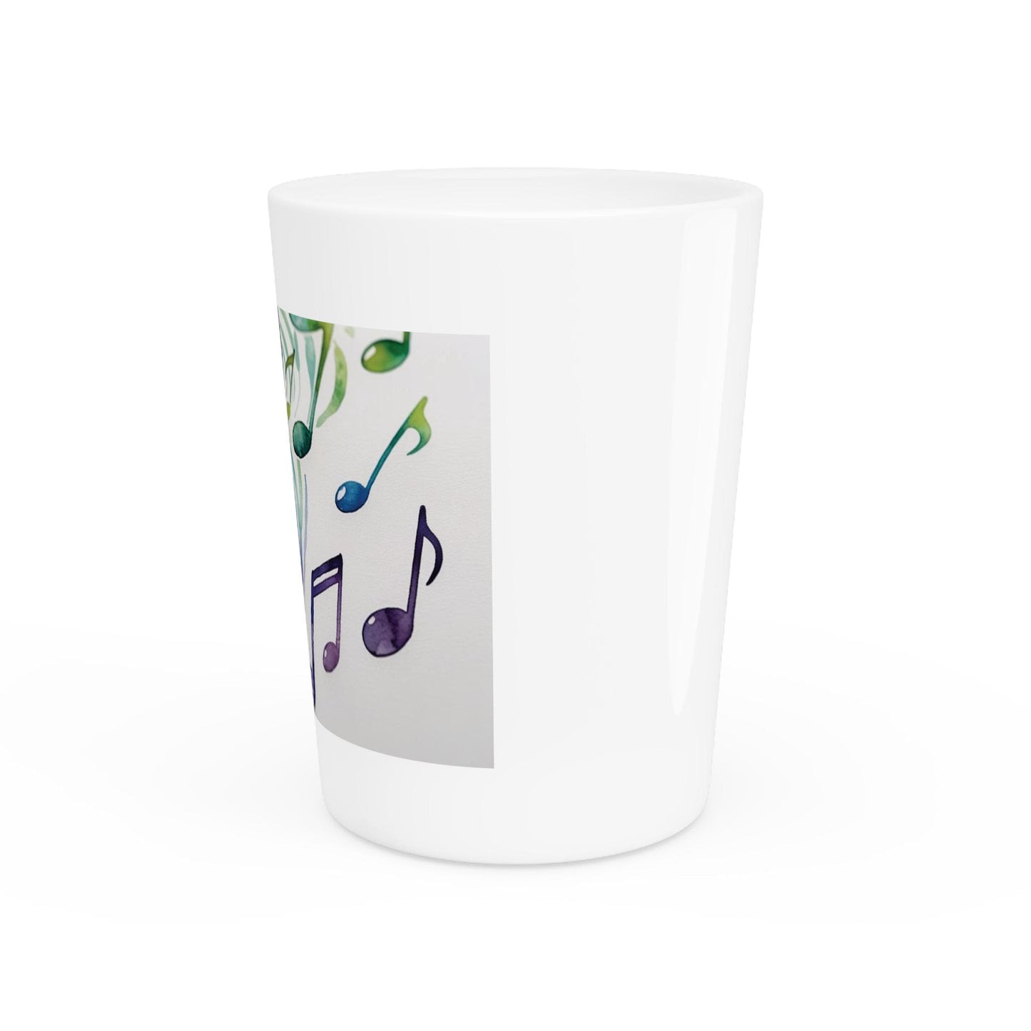Musical Note Shot Glass - standout unique design - SJM Print Store