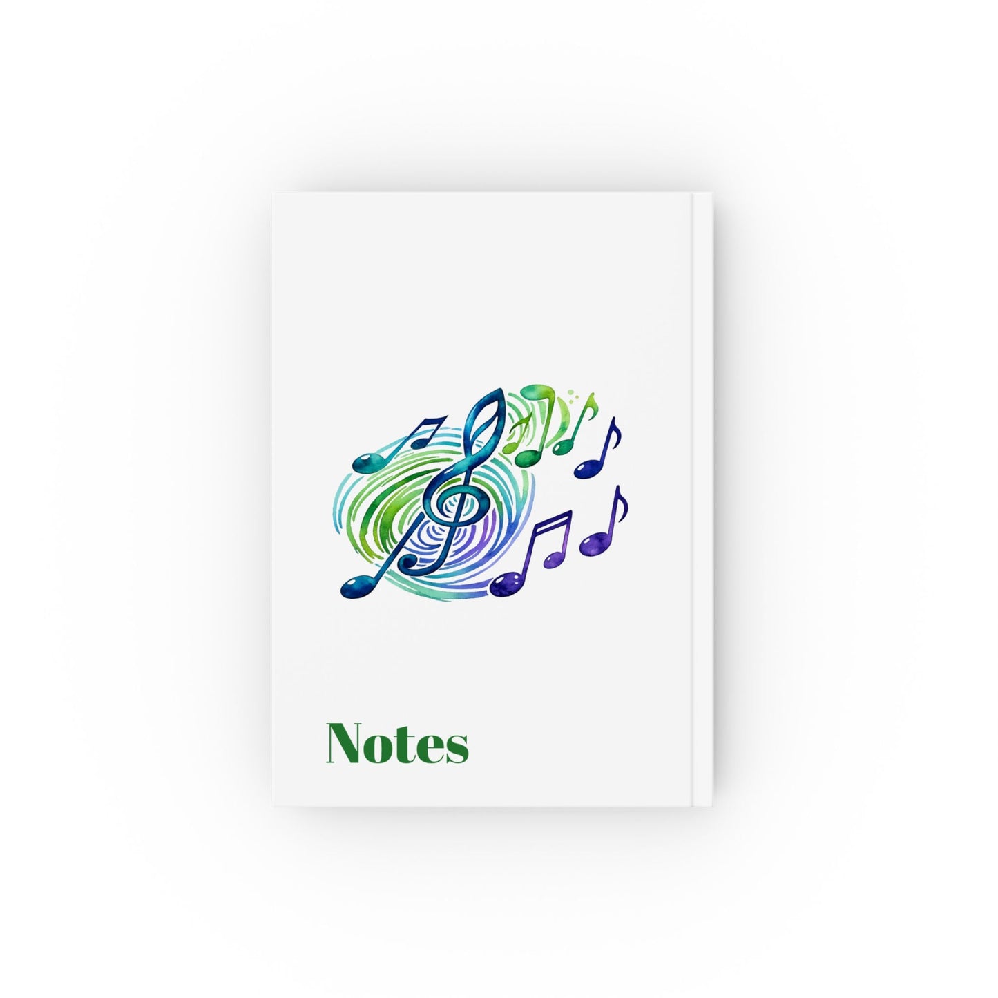 Musical Notes Hardback Journal | Hardcover Notebook | Music Lover Journal | Gift for Singers, Musicians & Music Fans - SJM Print Store