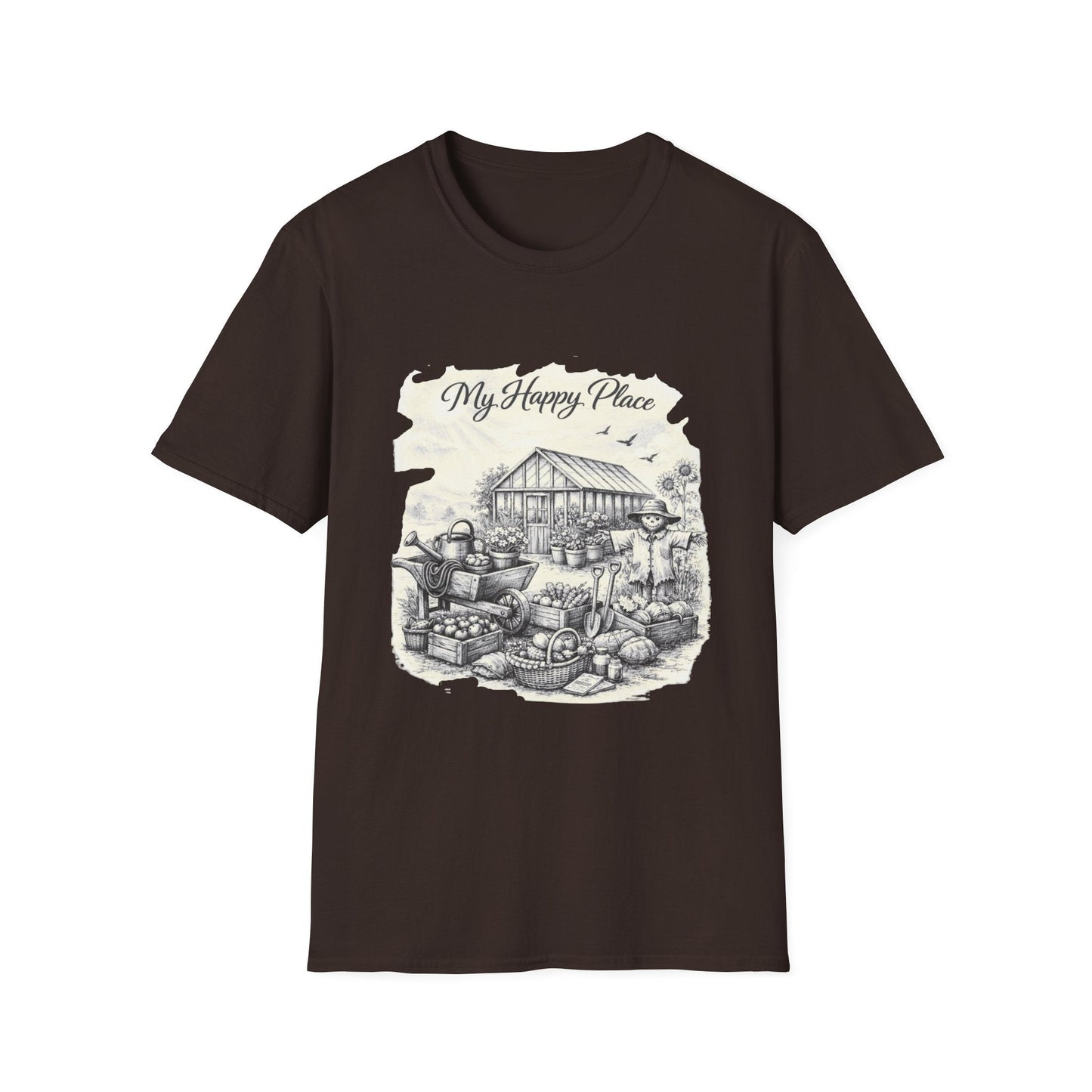 My Happy Place Garden Allotment Garden Tee - SJM Print Store
