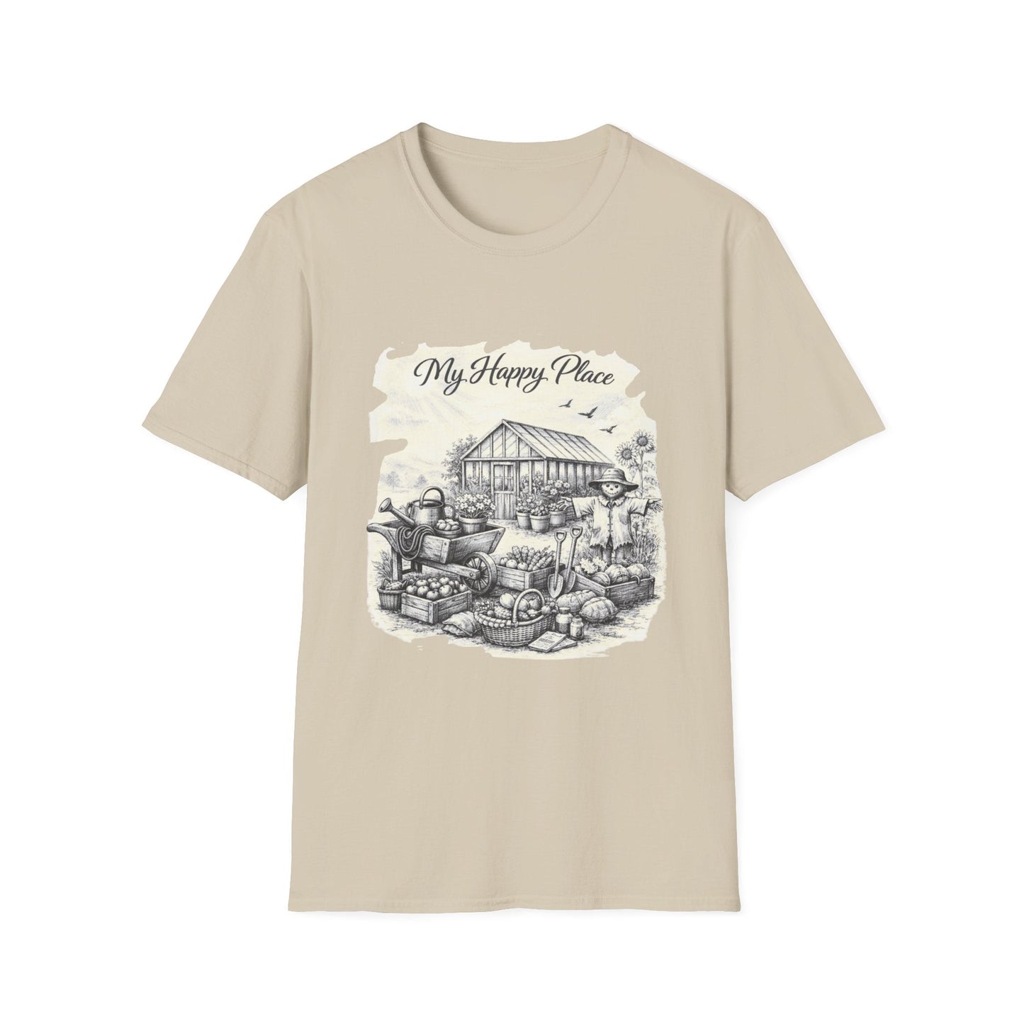 My Happy Place Garden Allotment Garden Tee - SJM Print Store