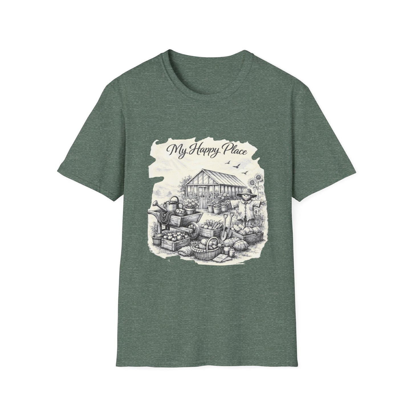 My Happy Place Garden Allotment Garden Tee - SJM Print Store
