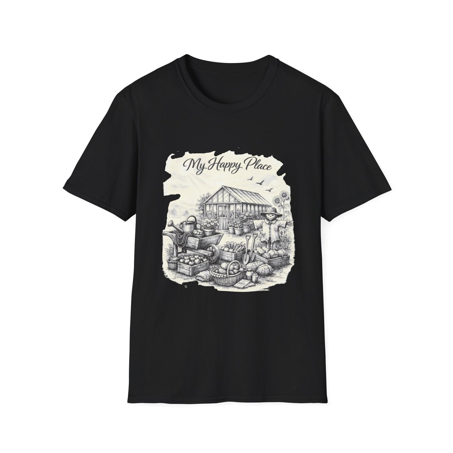 My Happy Place Garden Allotment Garden Tee - SJM Print Store
