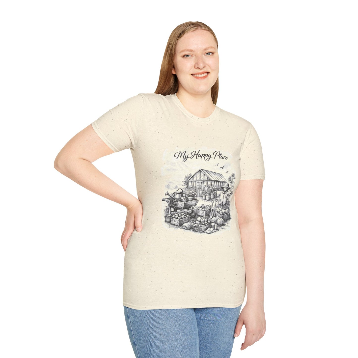 My Happy Place Garden Allotment Garden Tee - SJM Print Store