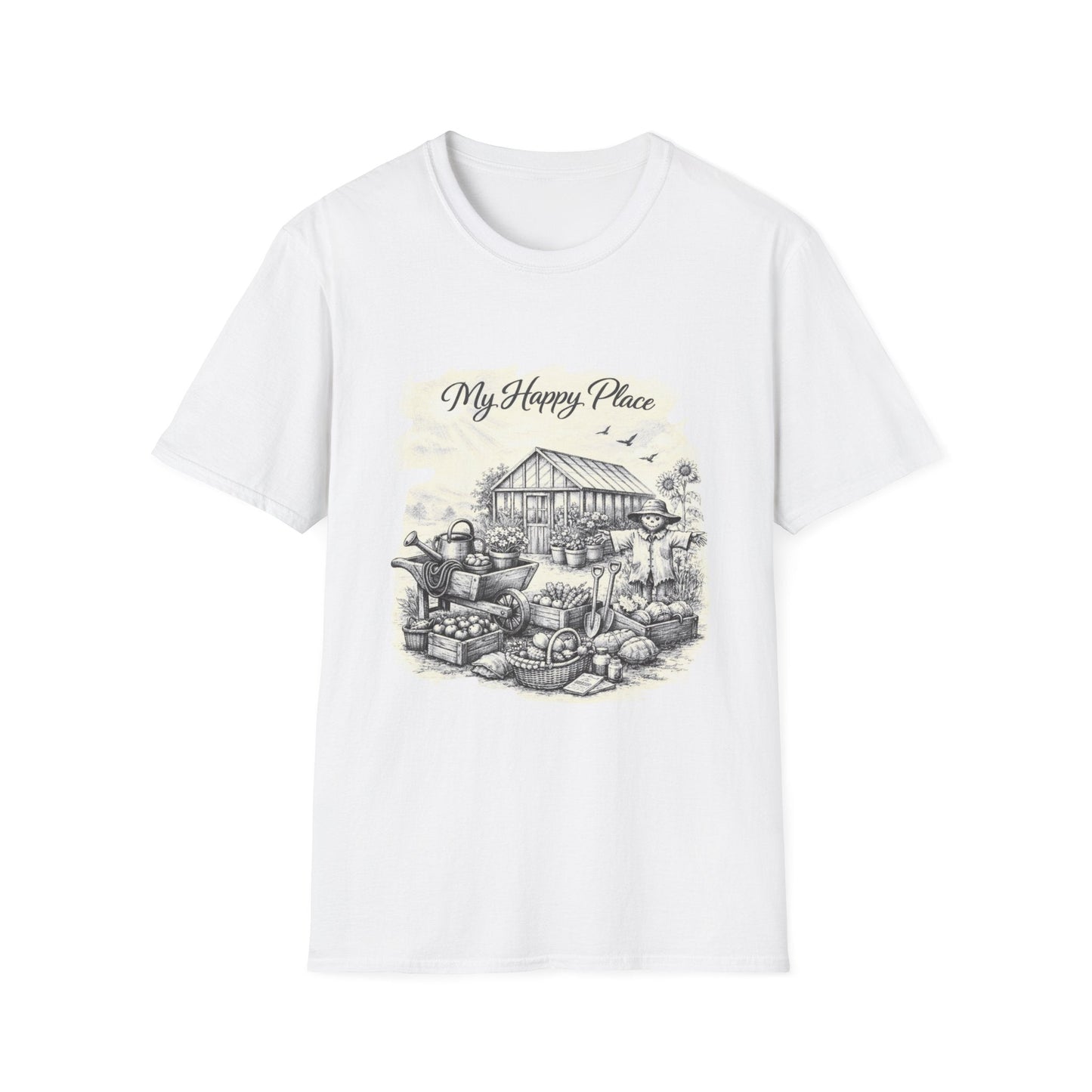 My Happy Place Garden Allotment Garden Tee - SJM Print Store