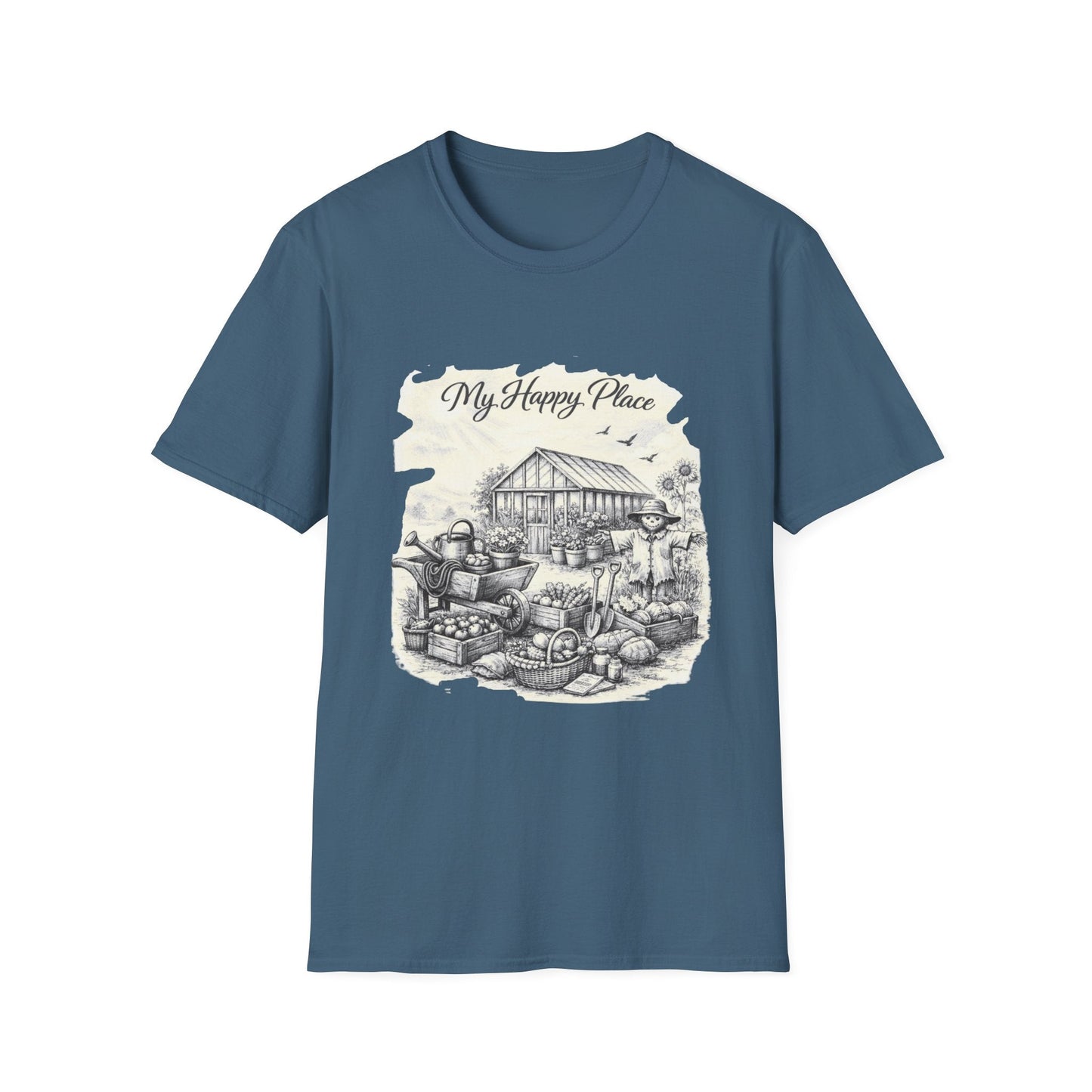 My Happy Place Garden Allotment Garden Tee - SJM Print Store