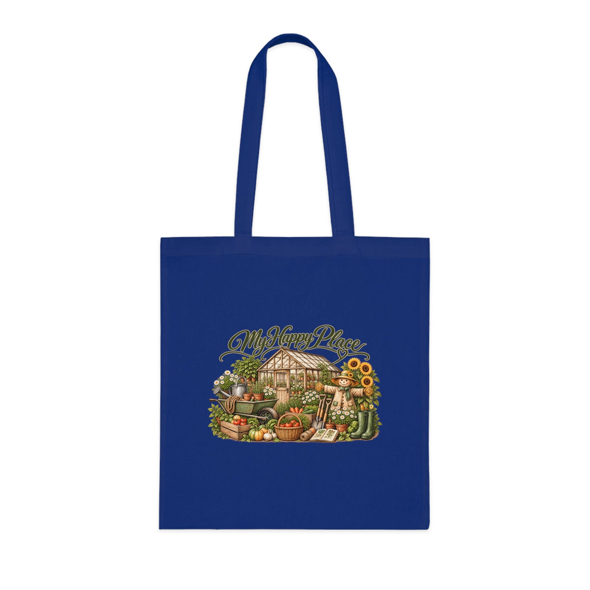My Happy Place Greenhouse Gardening Tote Bag - SJM Print Store