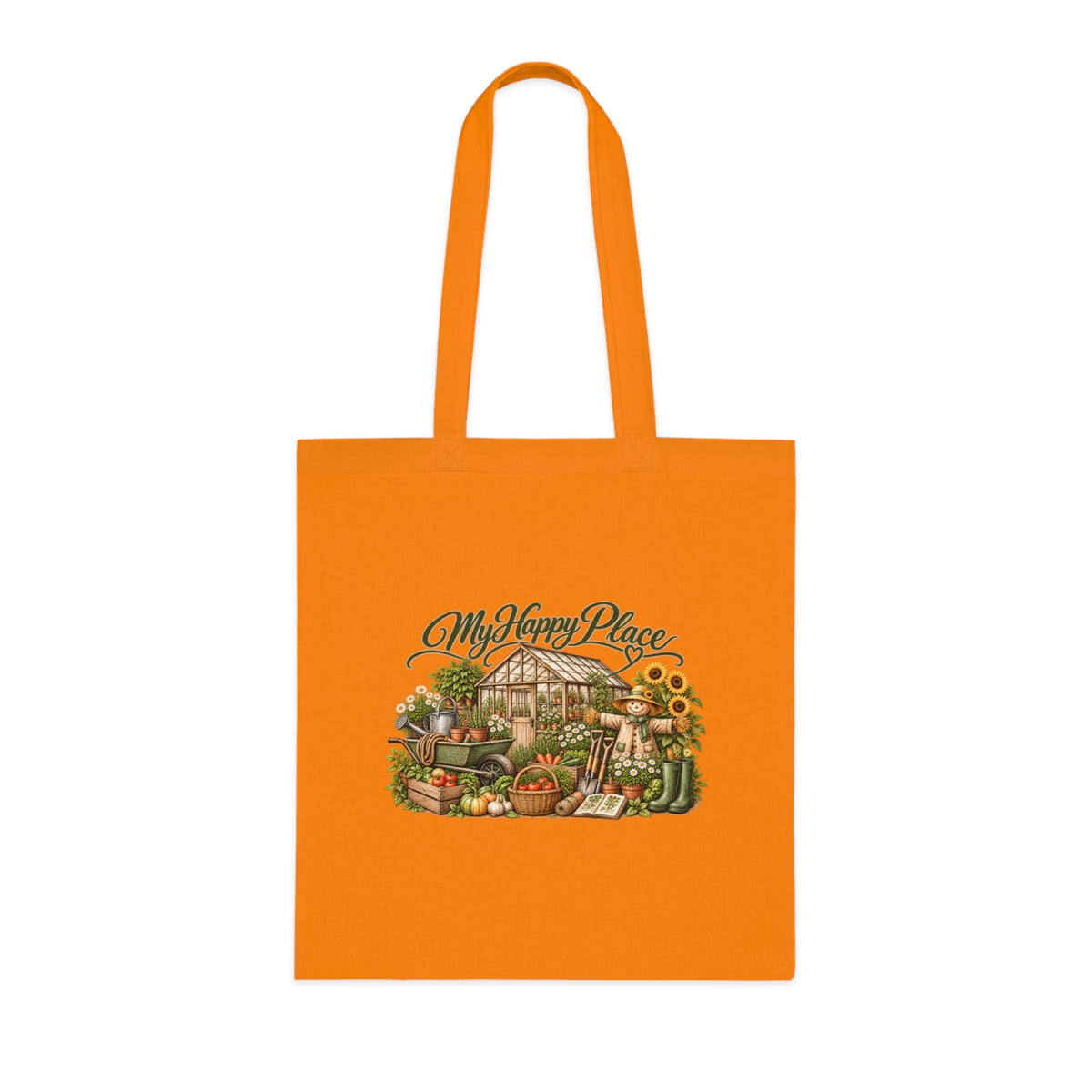 My Happy Place Greenhouse Gardening Tote Bag - SJM Print Store