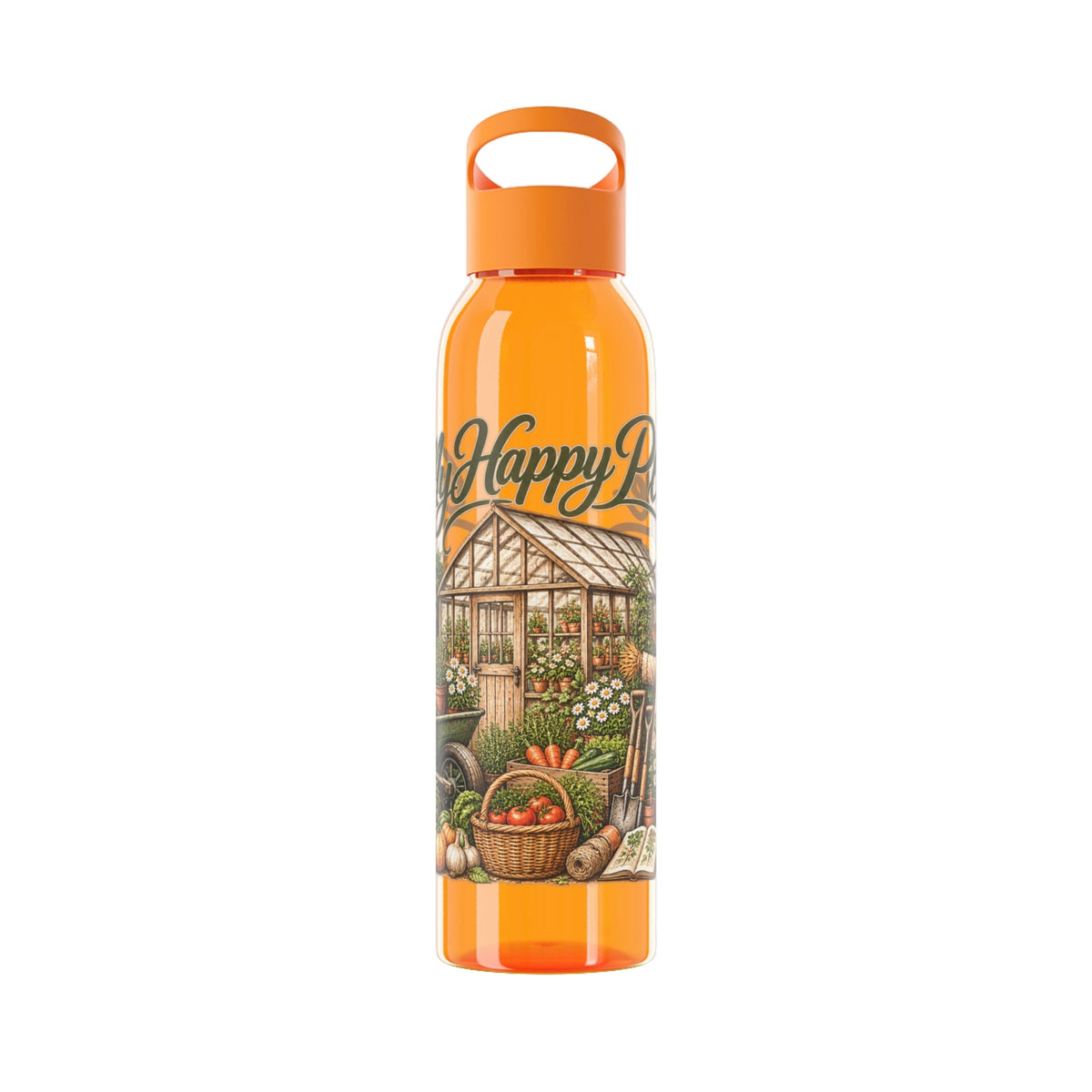 My Happy Place Greenhouse Water Bottle - SJM Print Store