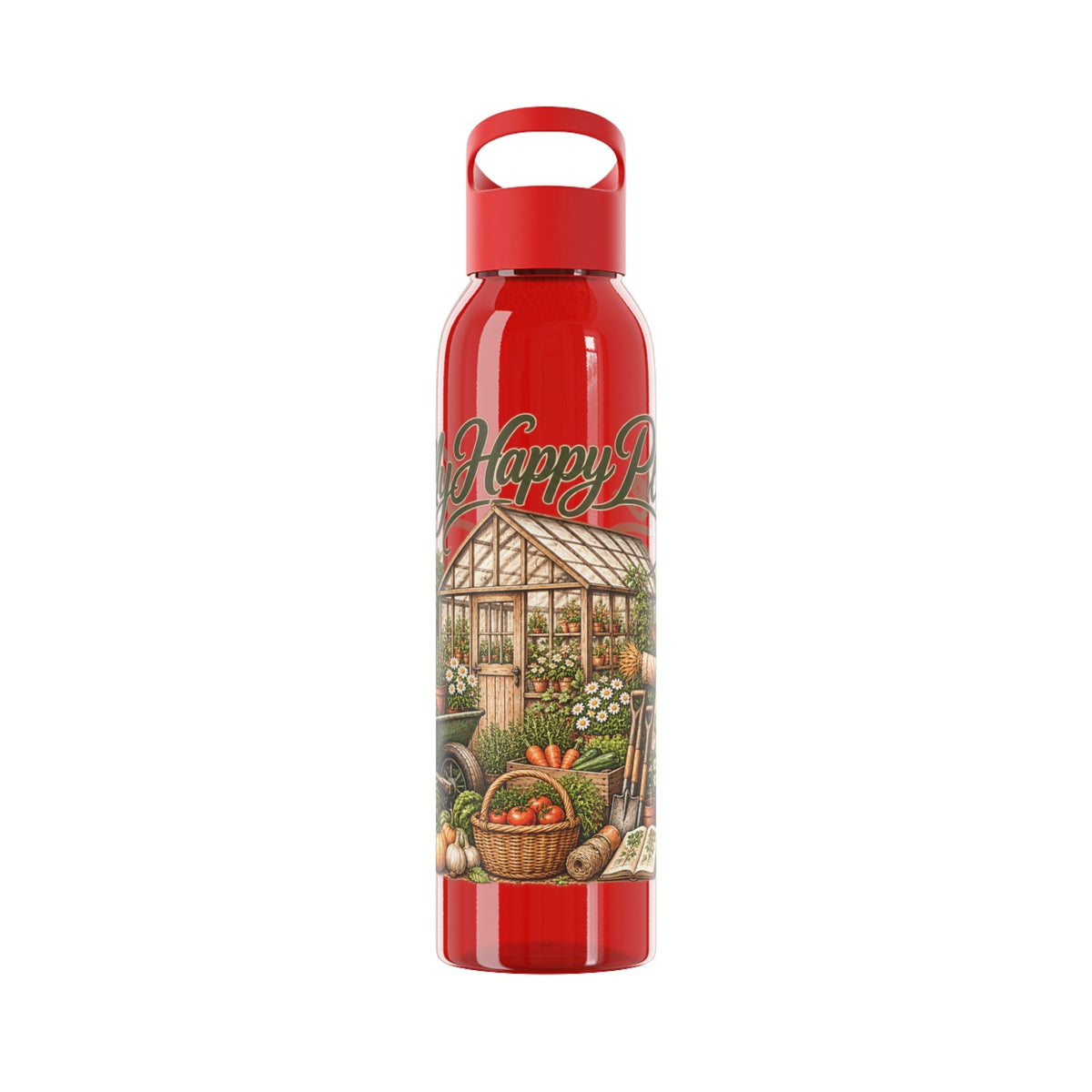 My Happy Place Greenhouse Water Bottle - SJM Print Store