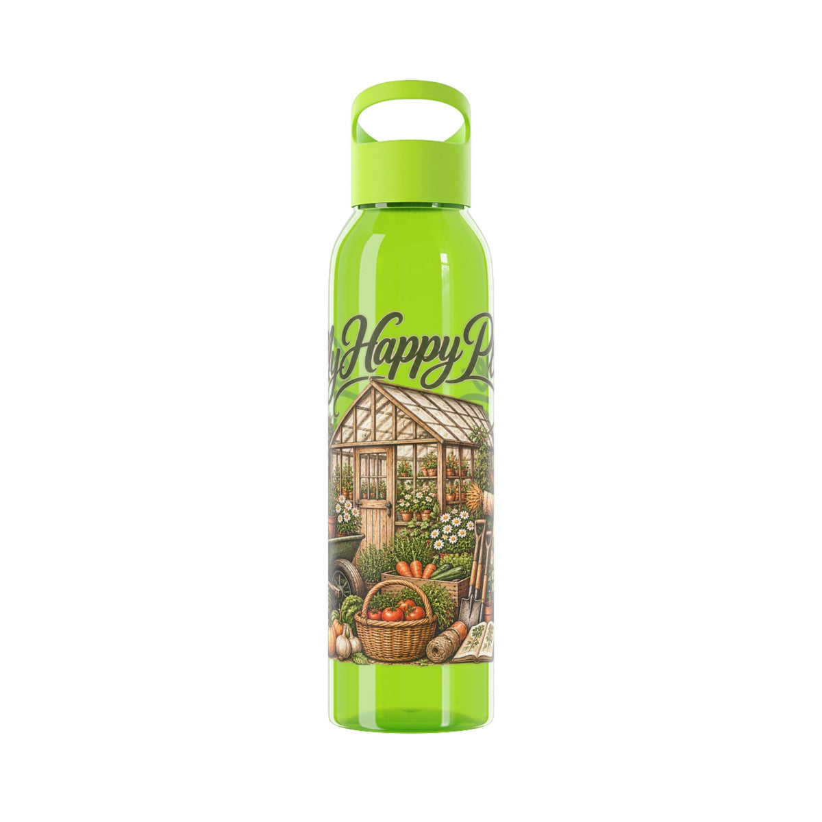 My Happy Place Greenhouse Water Bottle - SJM Print Store