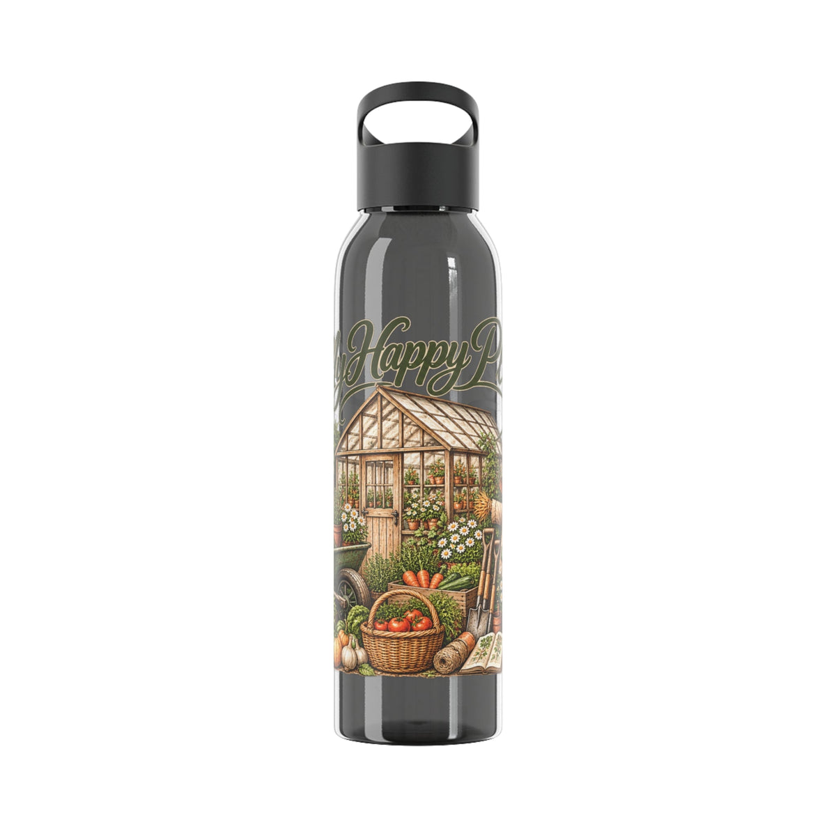 My Happy Place Greenhouse Water Bottle - SJM Print Store