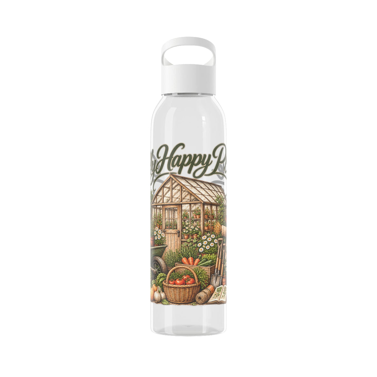 My Happy Place Greenhouse Water Bottle - SJM Print Store