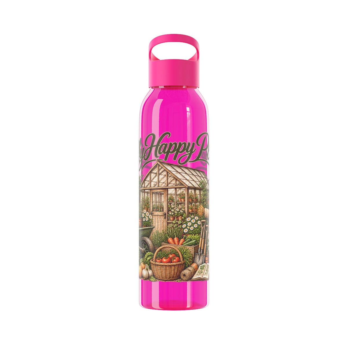 My Happy Place Greenhouse Water Bottle - SJM Print Store