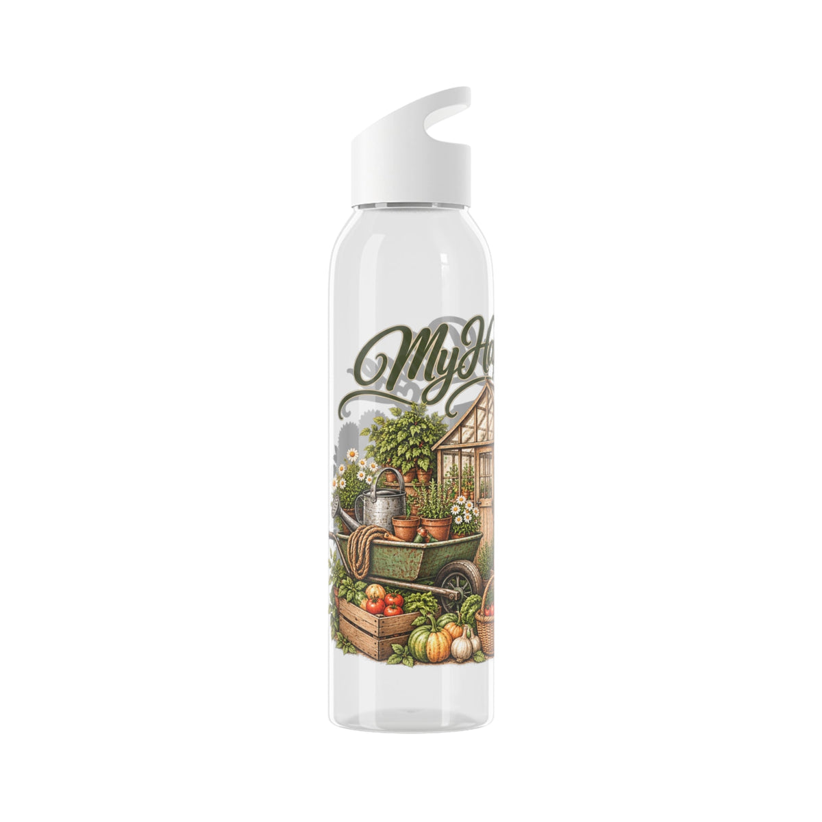 My Happy Place Greenhouse Water Bottle - SJM Print Store