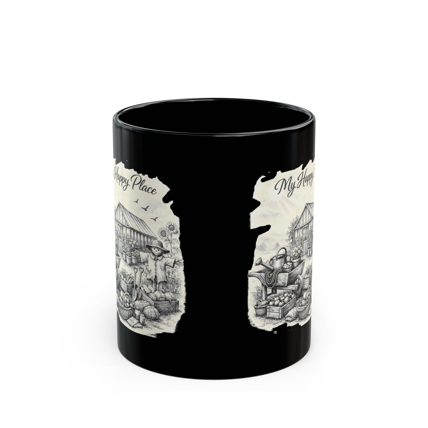 My Happy Place Mug for Gardeners and Allotment Owners - SJM Print Store