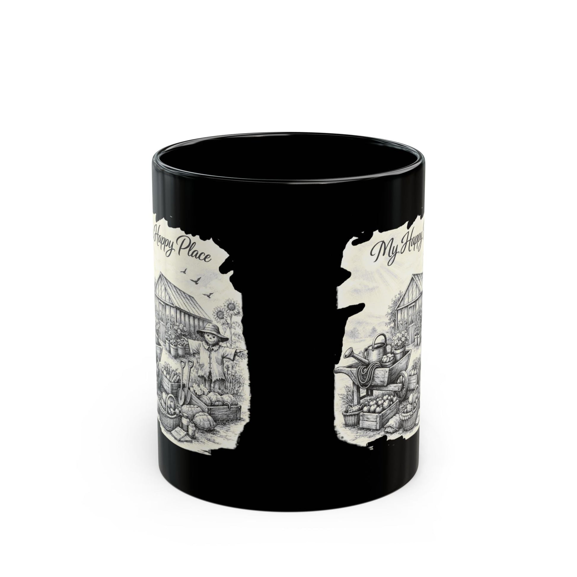 My Happy Place Mug for Gardeners and Allotment Owners - SJM Print Store