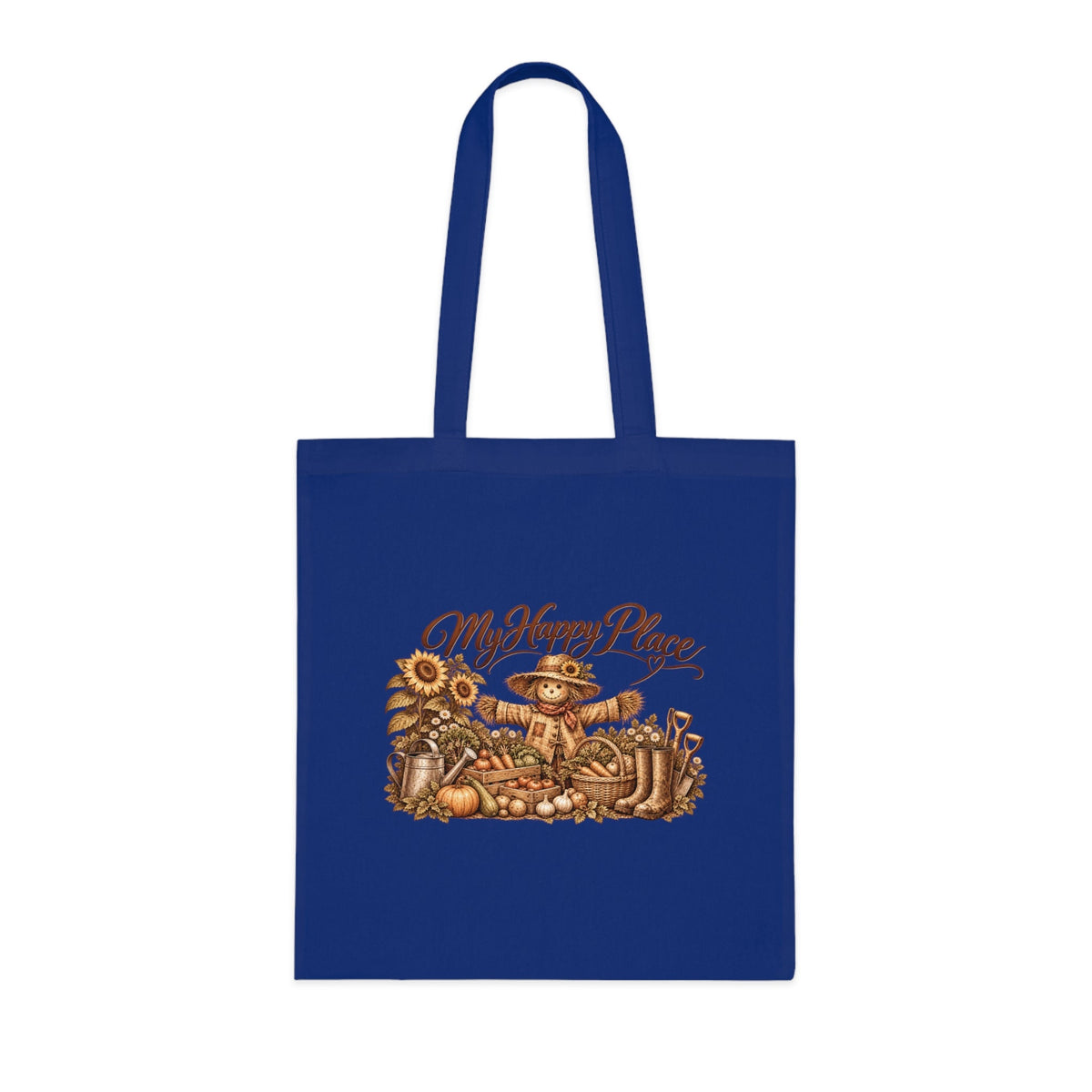 My Happy Place Scarecrow – Gardening Tote Bag - SJM Print Store