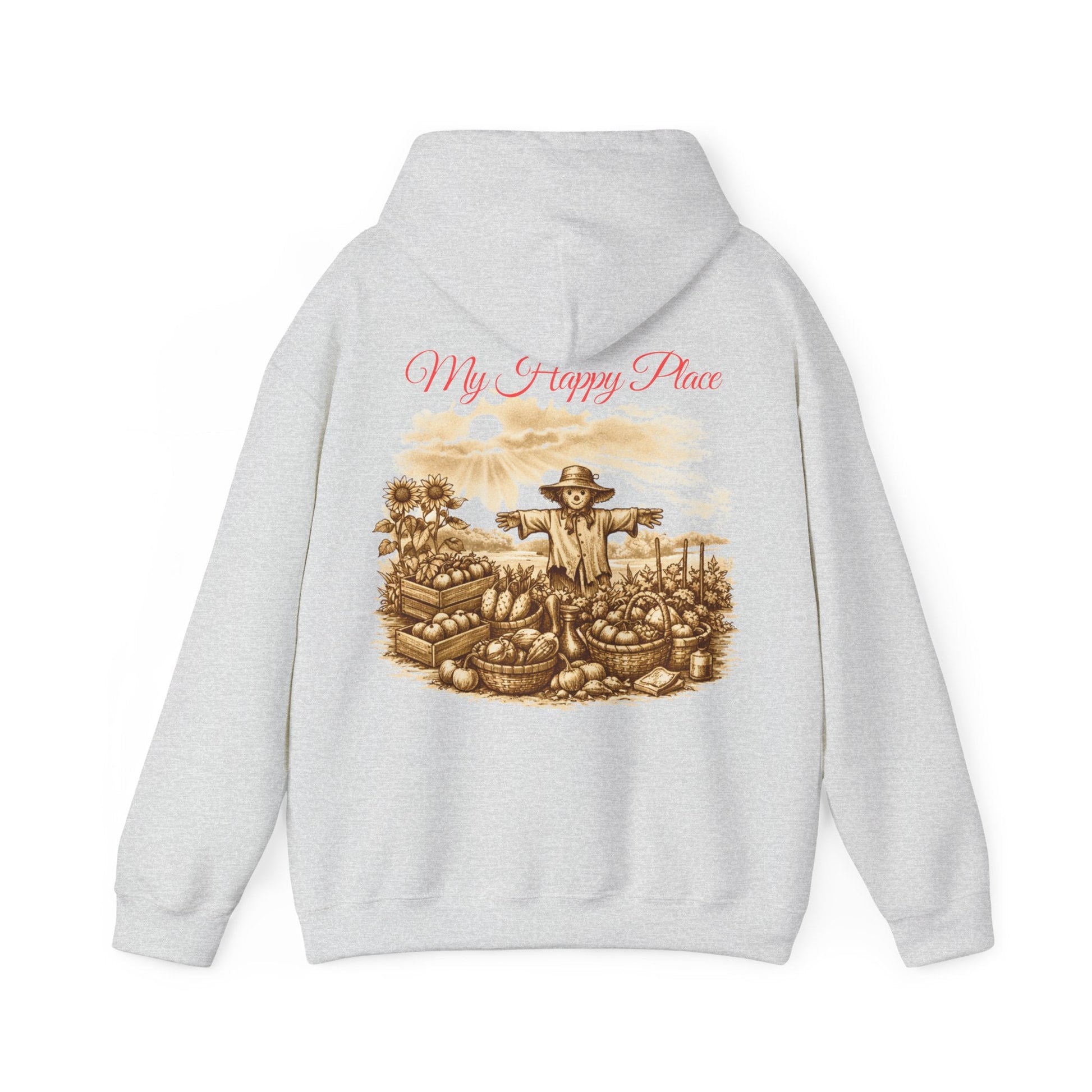 My Happy Place Vintage Style Gardeners Hoodie - SJM Print Store