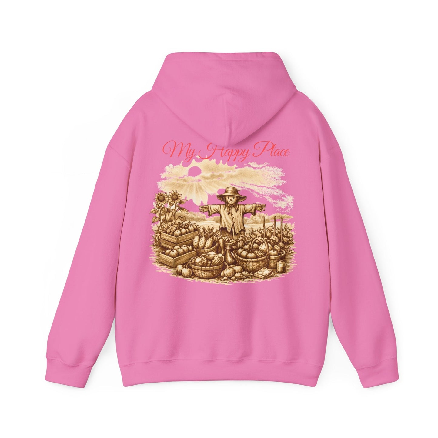My Happy Place Vintage Style Gardeners Hoodie - SJM Print Store
