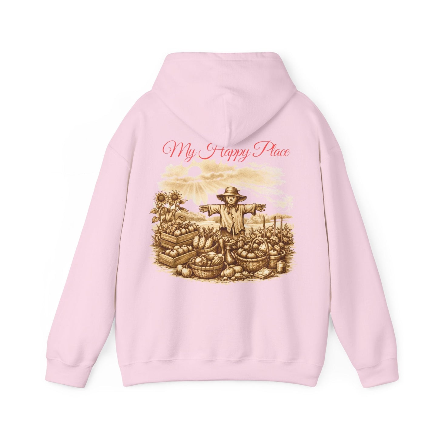 My Happy Place Vintage Style Gardeners Hoodie - SJM Print Store